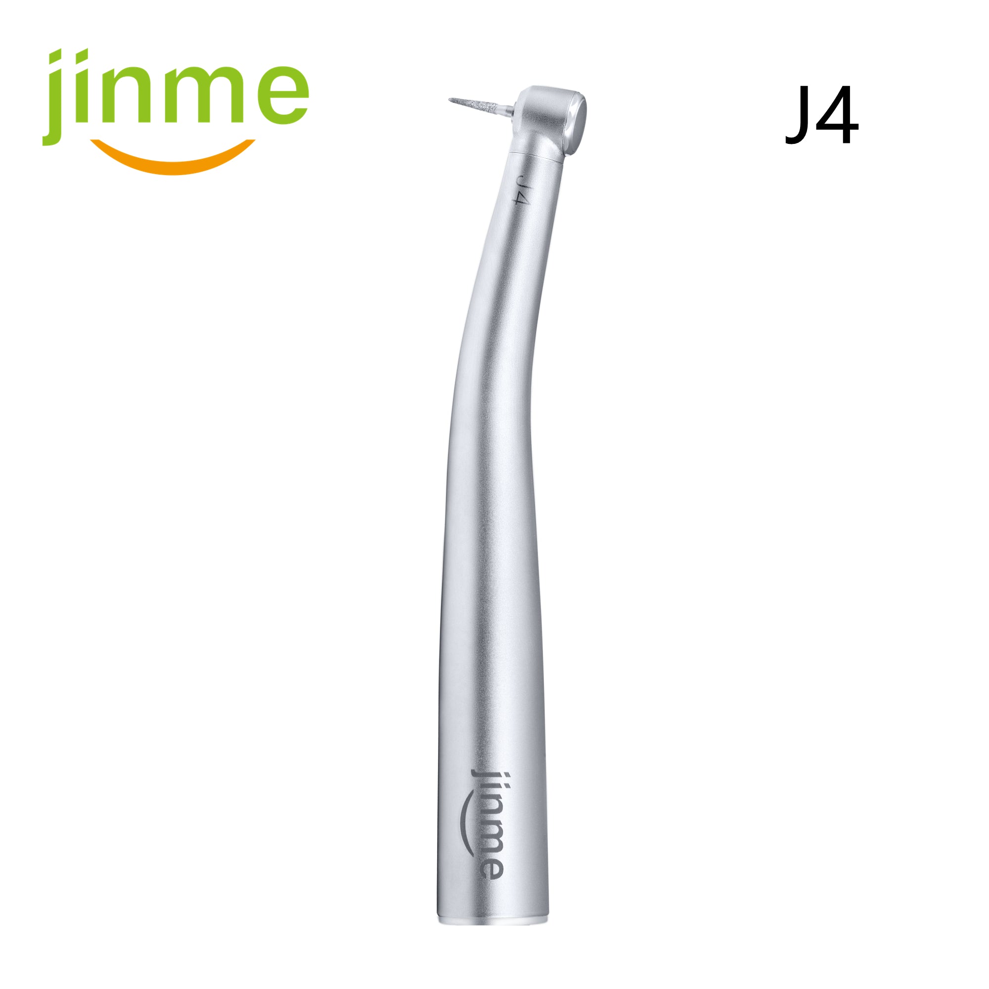 Jinme J4 Mini Head Air Driven HighSpeed Handpiece 4 Hole Non Optic for Pediatric