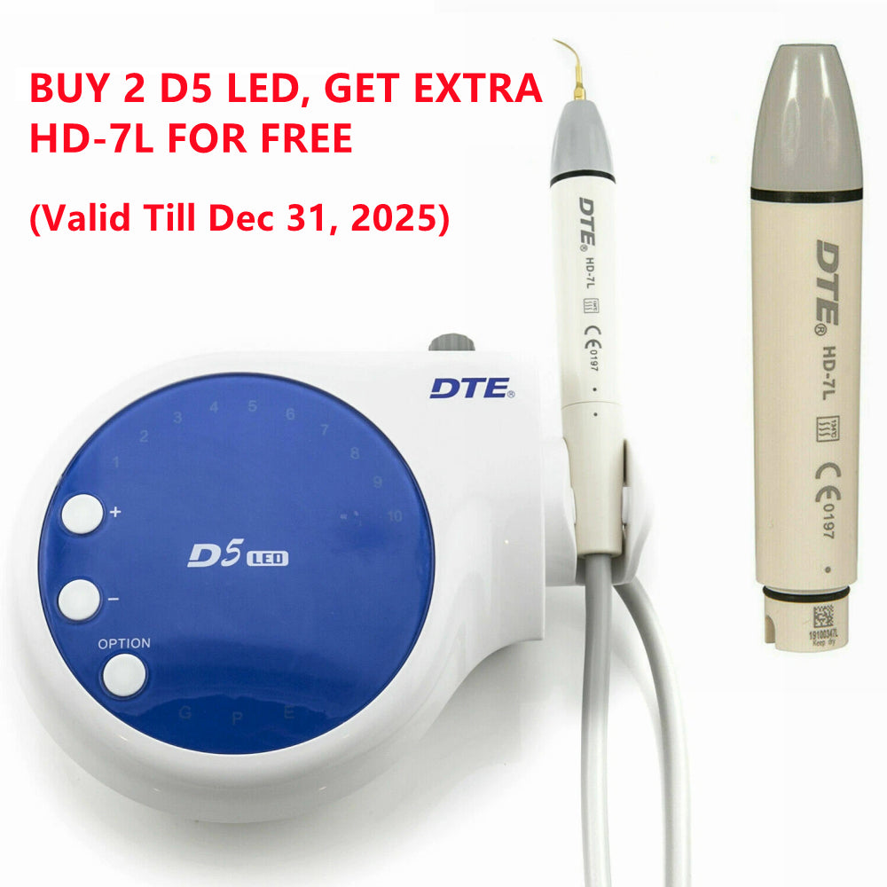 Buy 2 D5 LED Scaler Get 1 Extra HD-7L Handpiece for Free