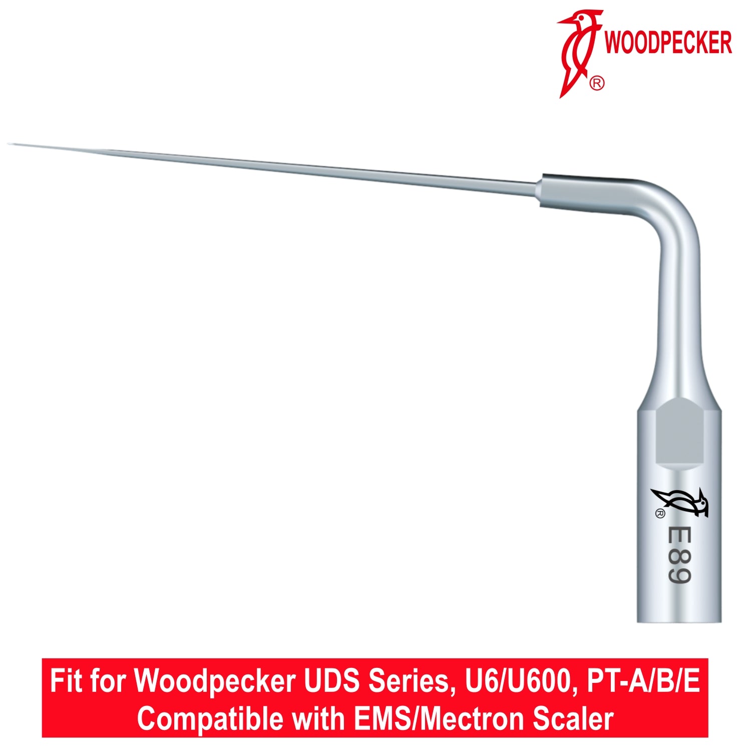 Woodpecker Ultrasonic Scaler Tips E89 1pc/pk Fit for EMS & Mectron scalers
