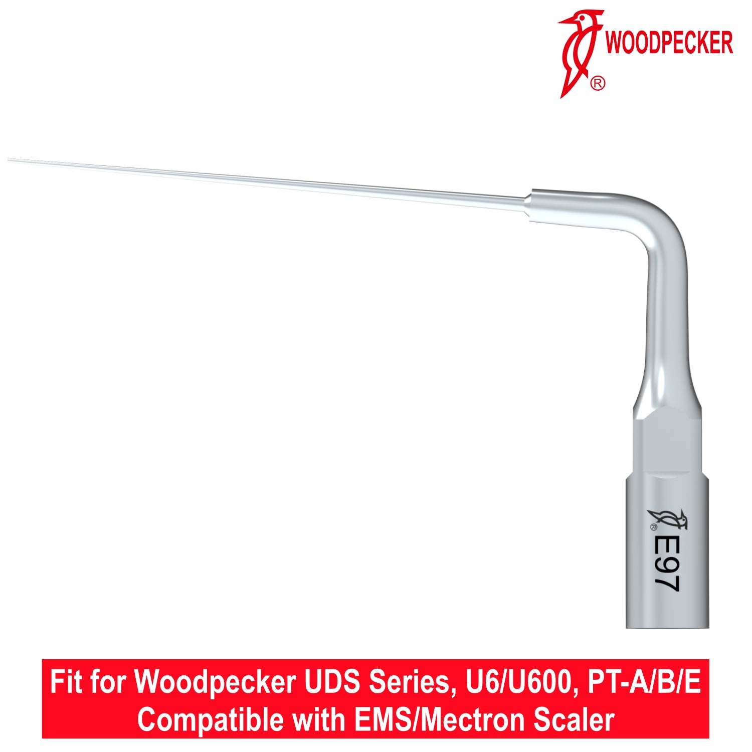 Woodpecker Ultrasonic Scaler Tips E97 1pc/pk Fit for EMS & Mectron scalers