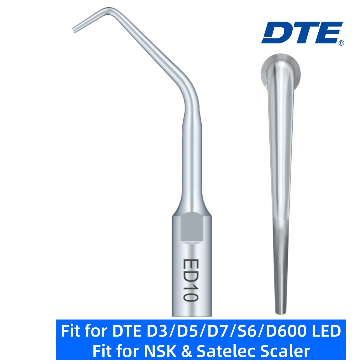 DTE Dental Ultrasonic Scaler Tips ED10 1pc/pk Fit for NSK & Satelec Scaler