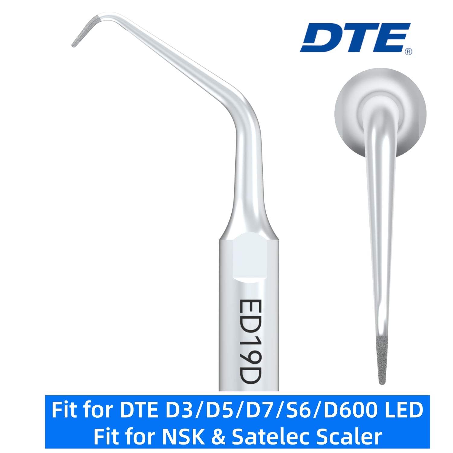 DTE Dental Ultrasonic Scaler Tips ED19D 1pc/pk Fit for NSK & Satelec Scaler