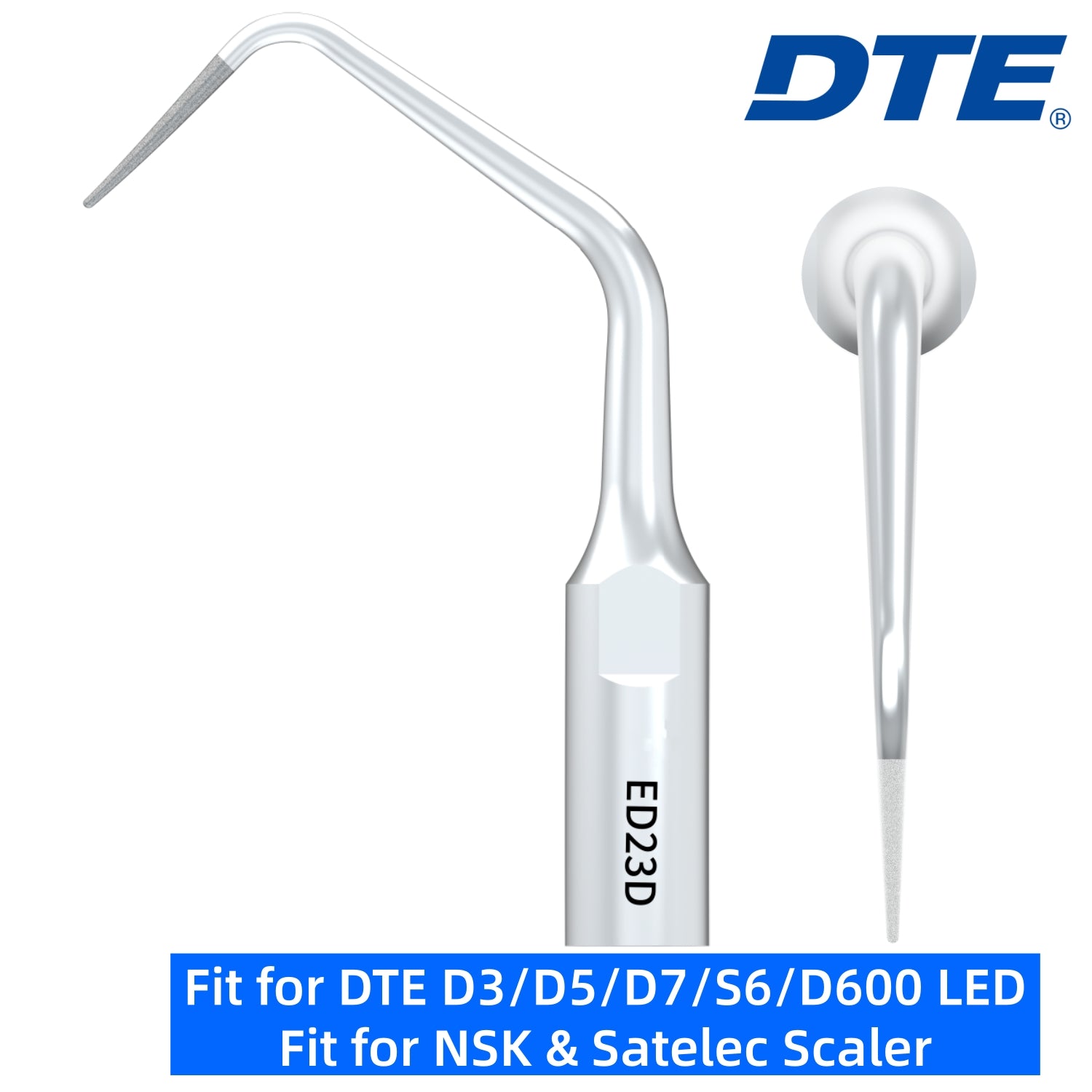 DTE Dental Ultrasonic Scaler Tips ED23D 1pc/pk Fit for NSK & Satelec Scaler