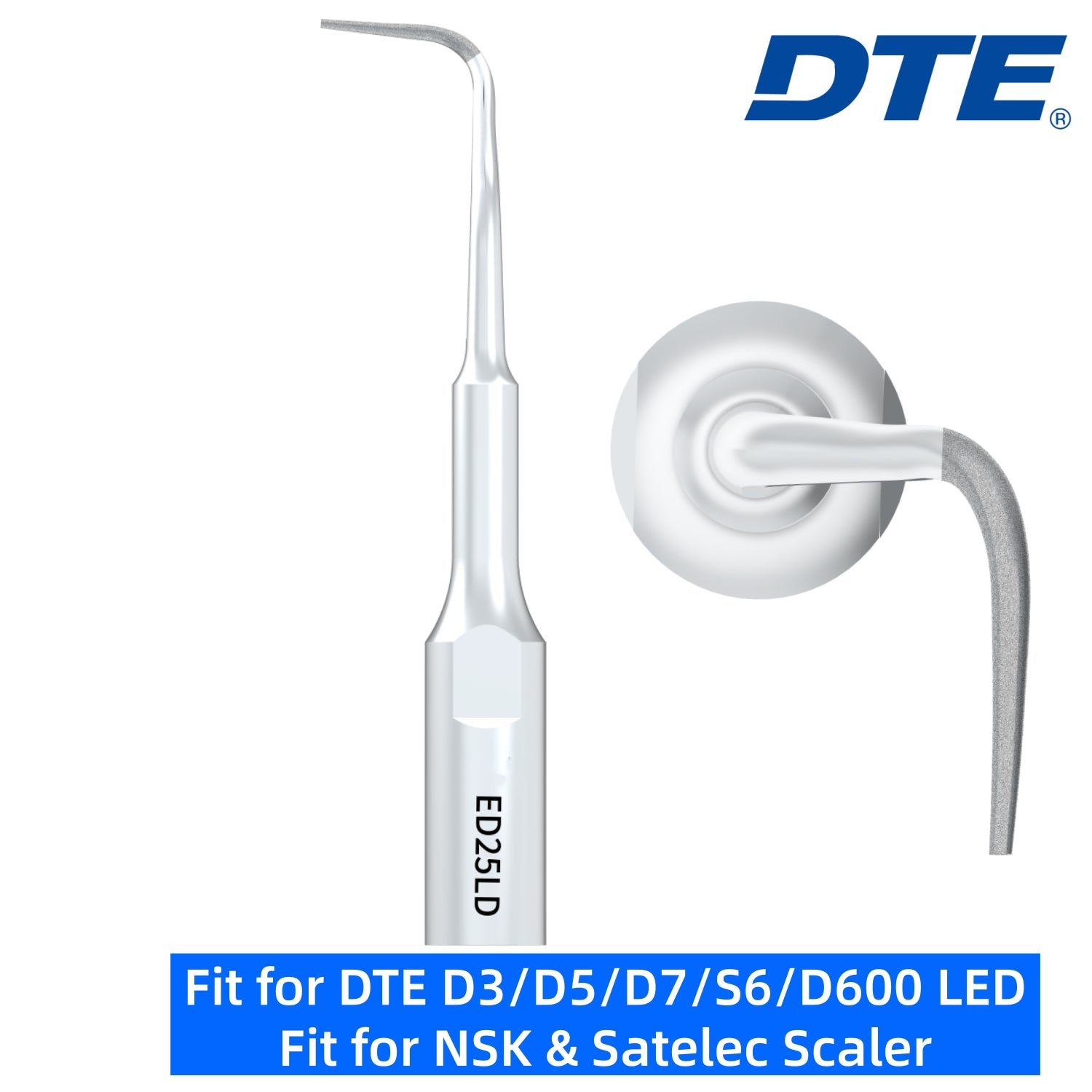 DTE Dental Ultrasonic Scaler Tips ED25LD 1pc/pk Fit for NSK & Satelec Scaler