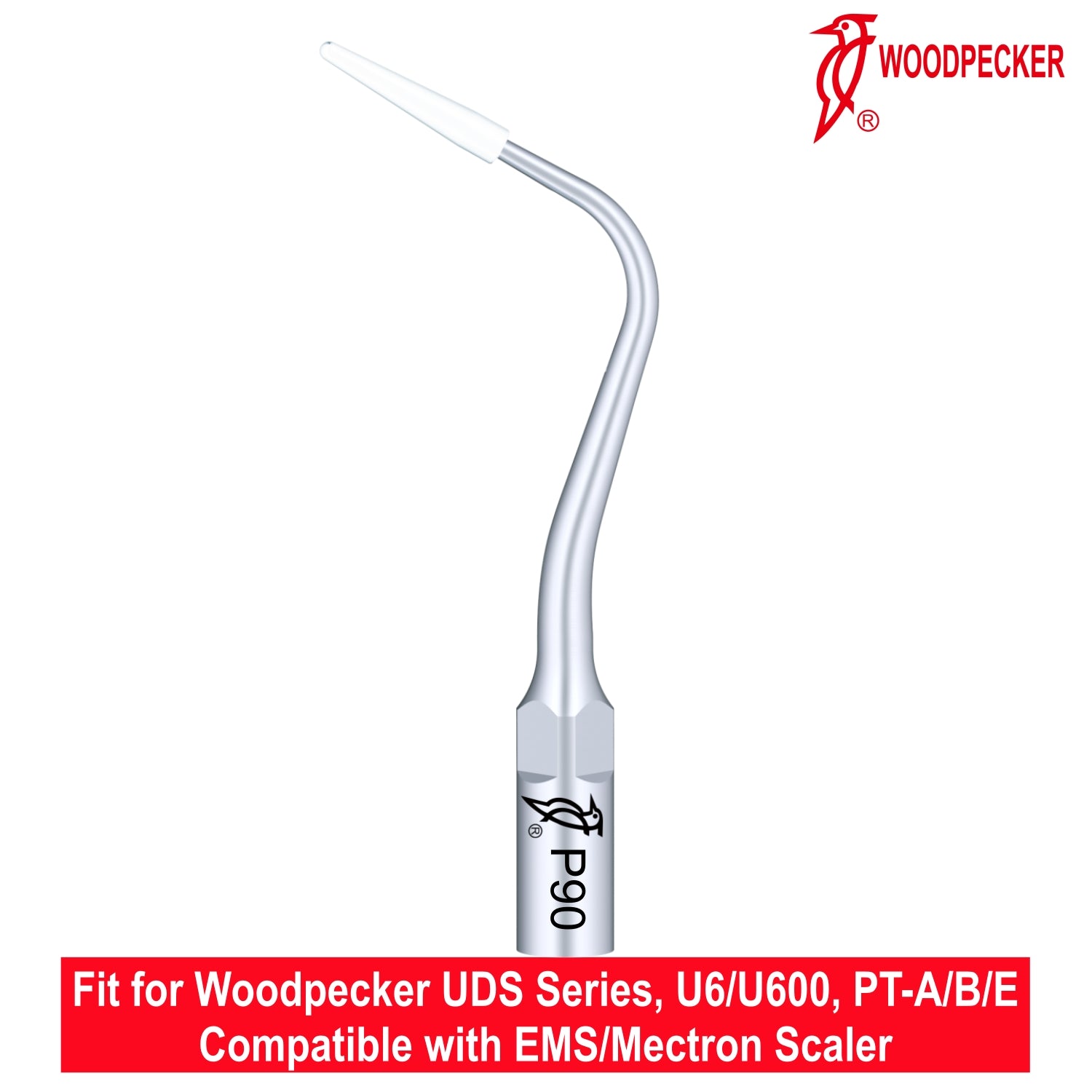 Woodpecker Ultrasonic Scaler Tips P90 1pc/pk Fit for EMS & Mectron scalers