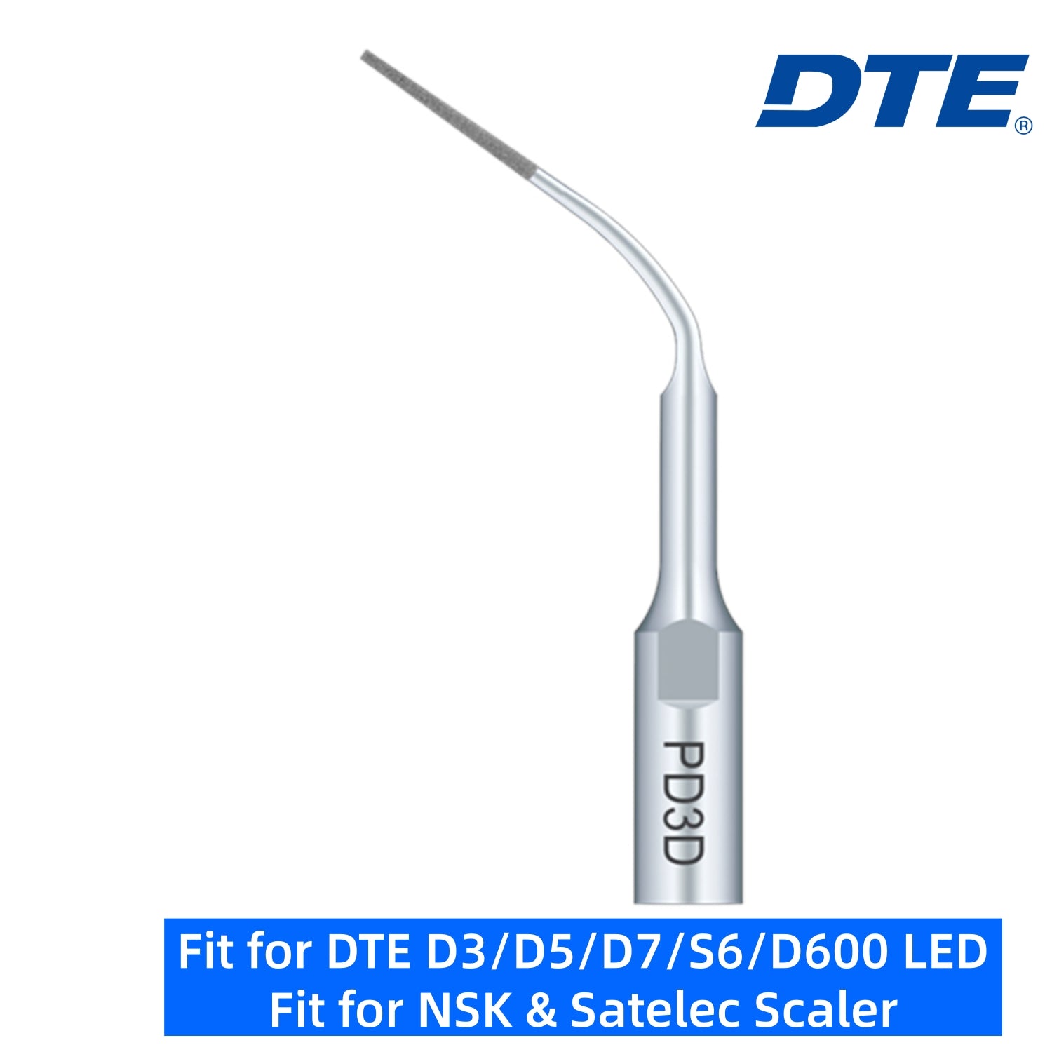 DTE Dental Ultrasonic Scaler Tips PD3D 1pc/pk Fit for NSK & Satelec Scaler