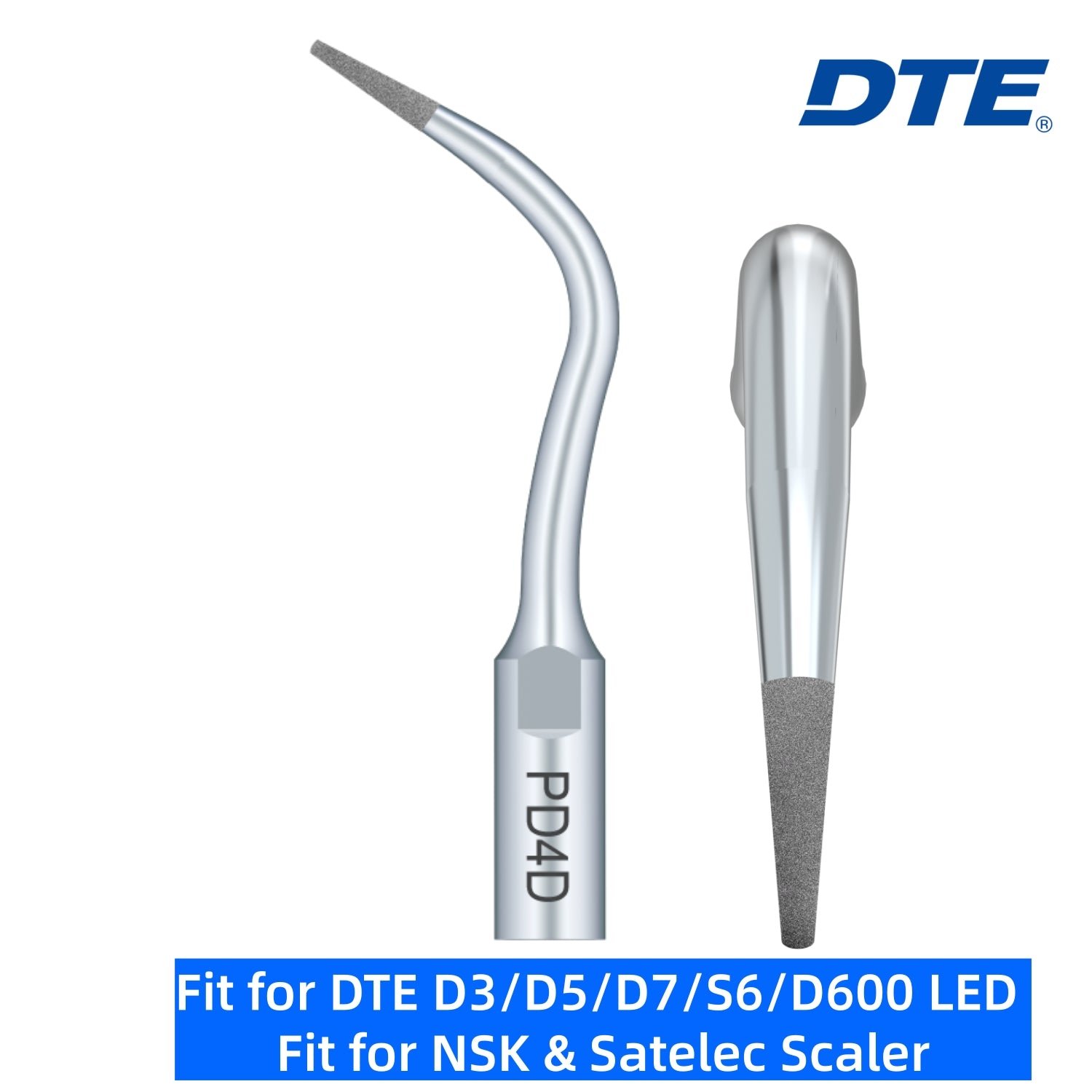 DTE Dental Ultrasonic Scaler Tips PD4D 1pc/pk Fit for NSK & Satelec Scaler