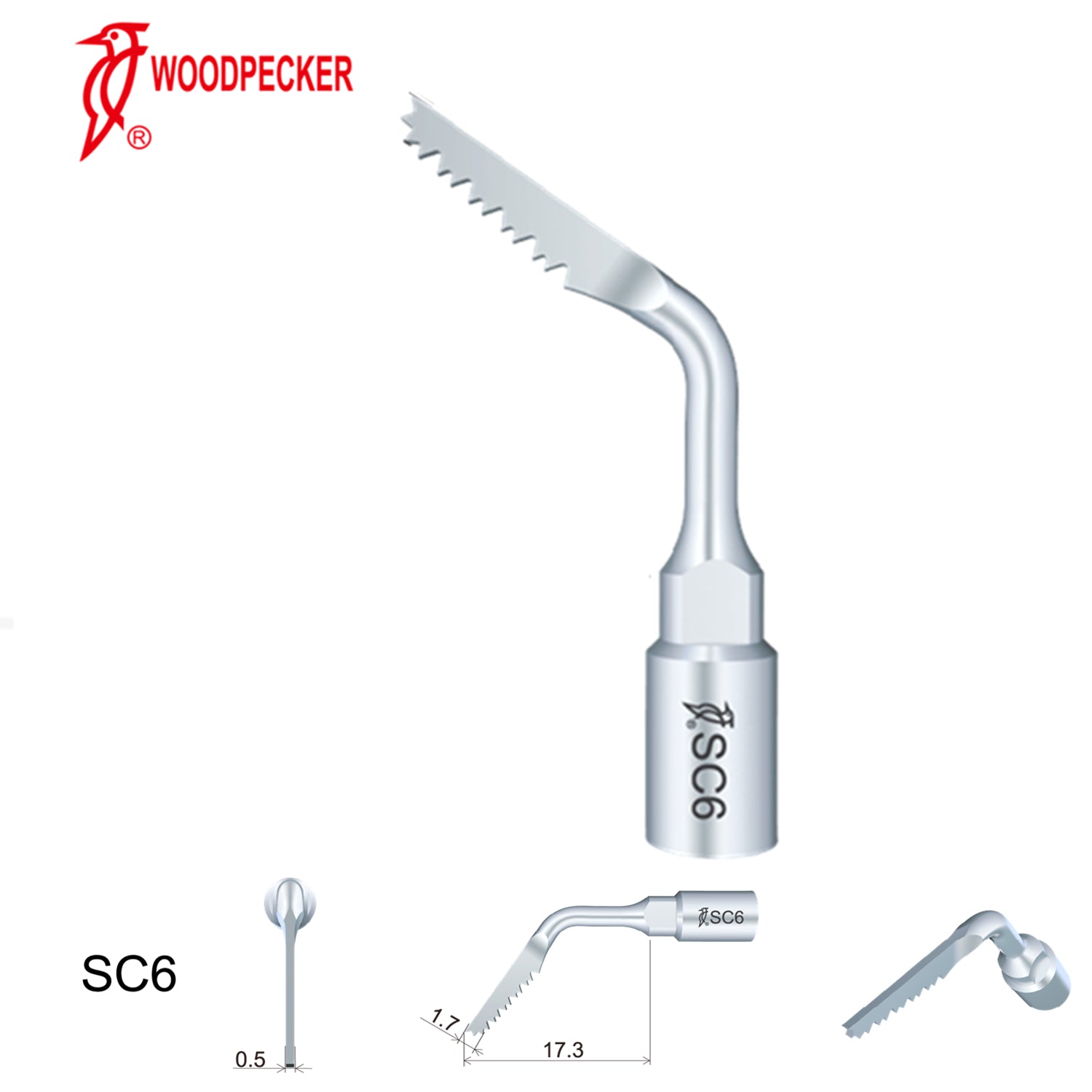 Woodpecker Ultrasonic Piezo Bone Surgery Tips fit for AiSurgery, Surgic Smart&Satelec Piezo