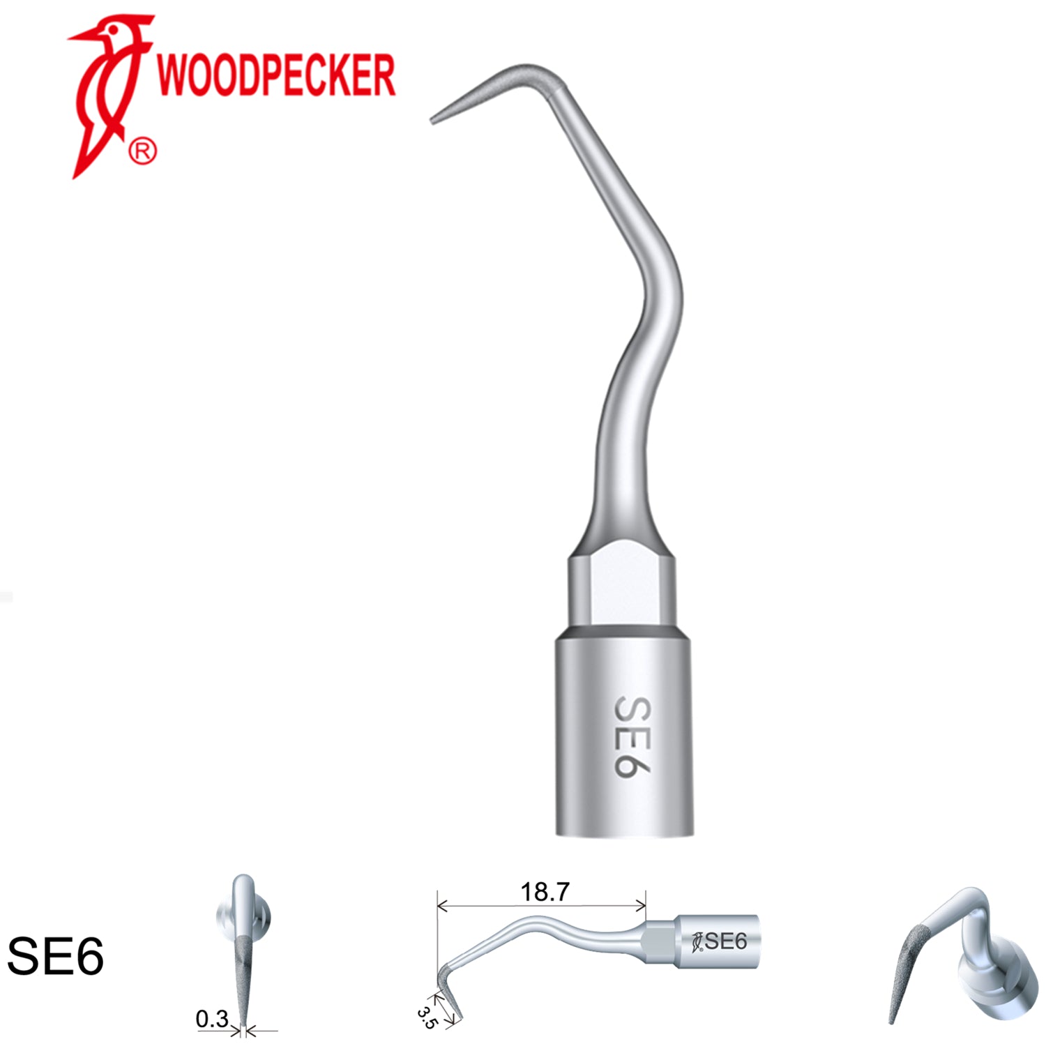 Woodpecker Ultrasonic Perio Bone Surgery Tips fit for Surgical Smart&Satelec Perio