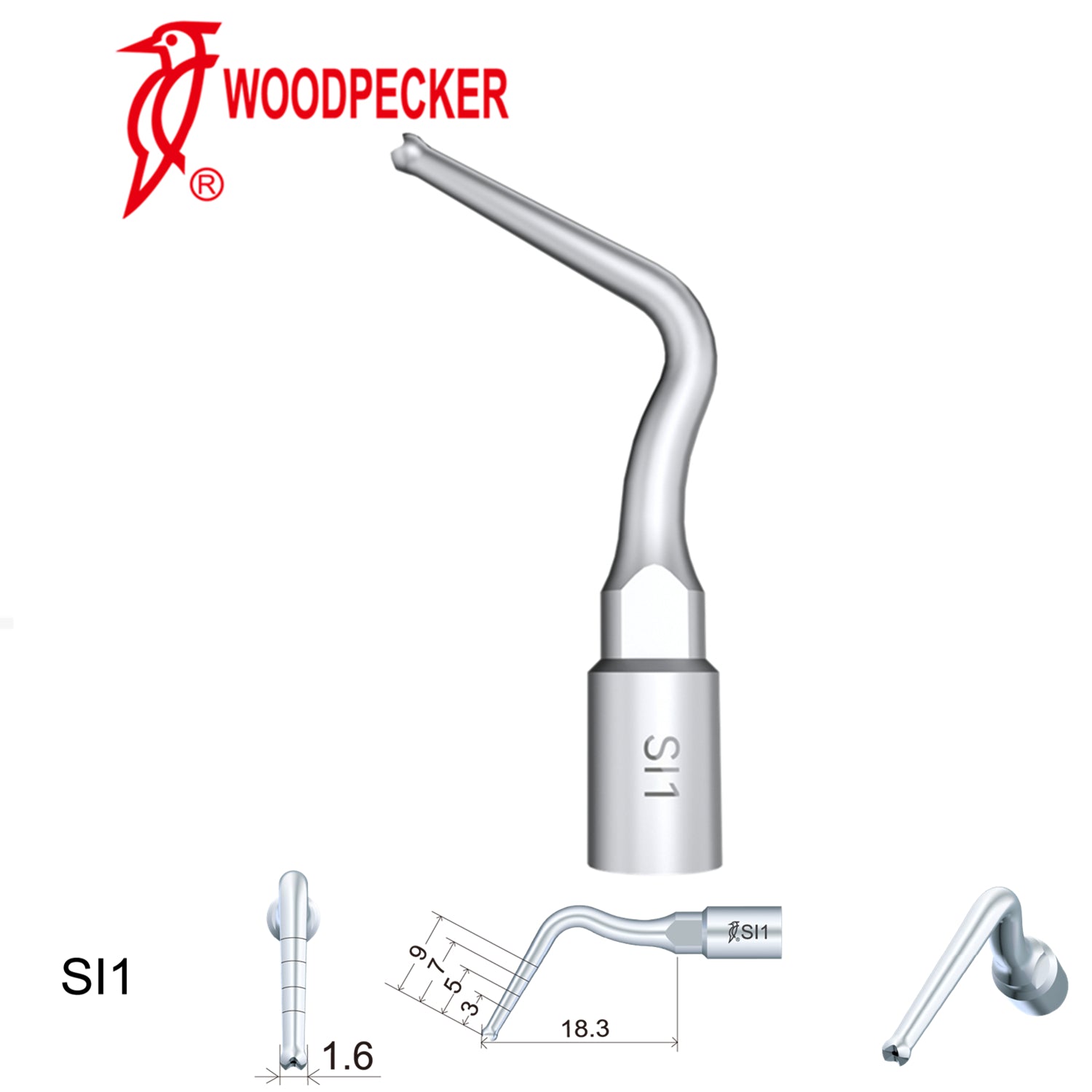 Woodpecker Ultrasonic Piezo Bone Surgery Tips fit for AiSurgery, Surgic Smart&Satelec Piezo