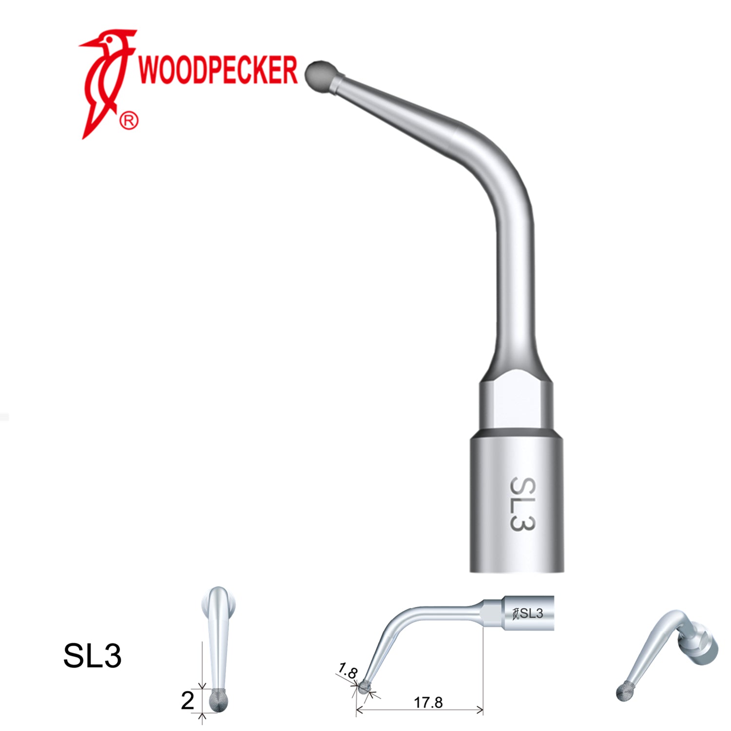Woodpecker Ultrasonic Piezo Bone Surgery Tips fit for AiSurgery, Surgic Smart&Satelec Piezo