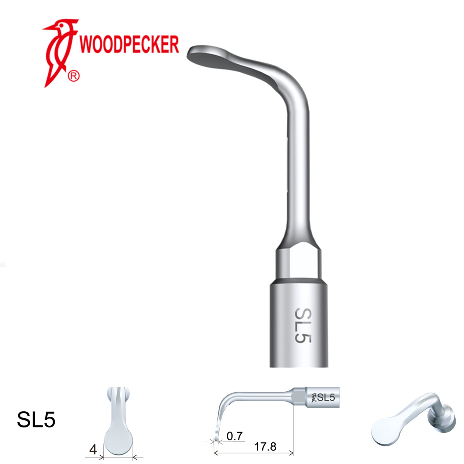 Woodpecker Ultrasonic Piezo Bone Surgery Tips fit for AiSurgery, Surgic Smart&Satelec Piezo