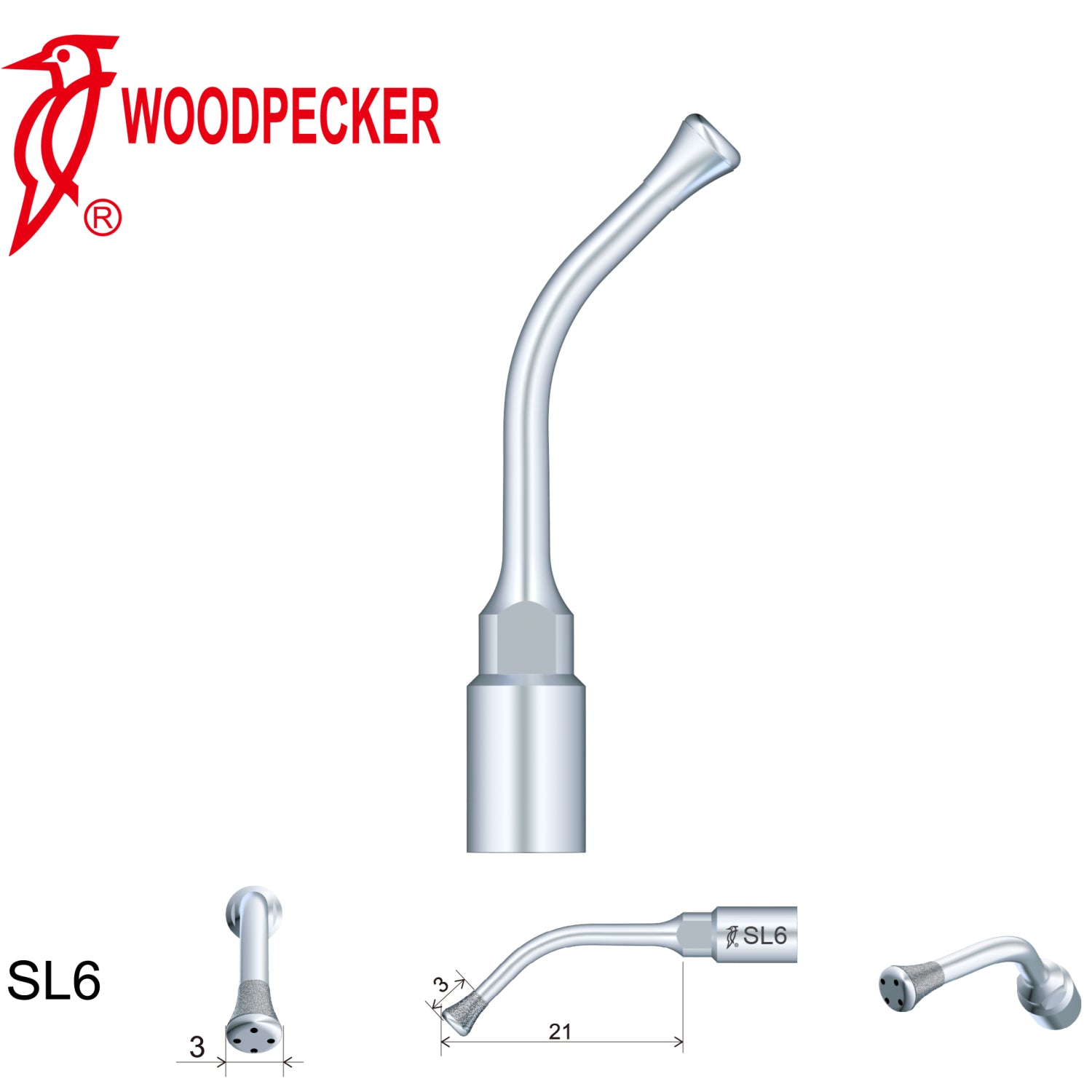 Woodpecker Ultrasonic Piezo Bone Surgery Tips fit for AiSurgery, Surgic Smart&Satelec Piezo