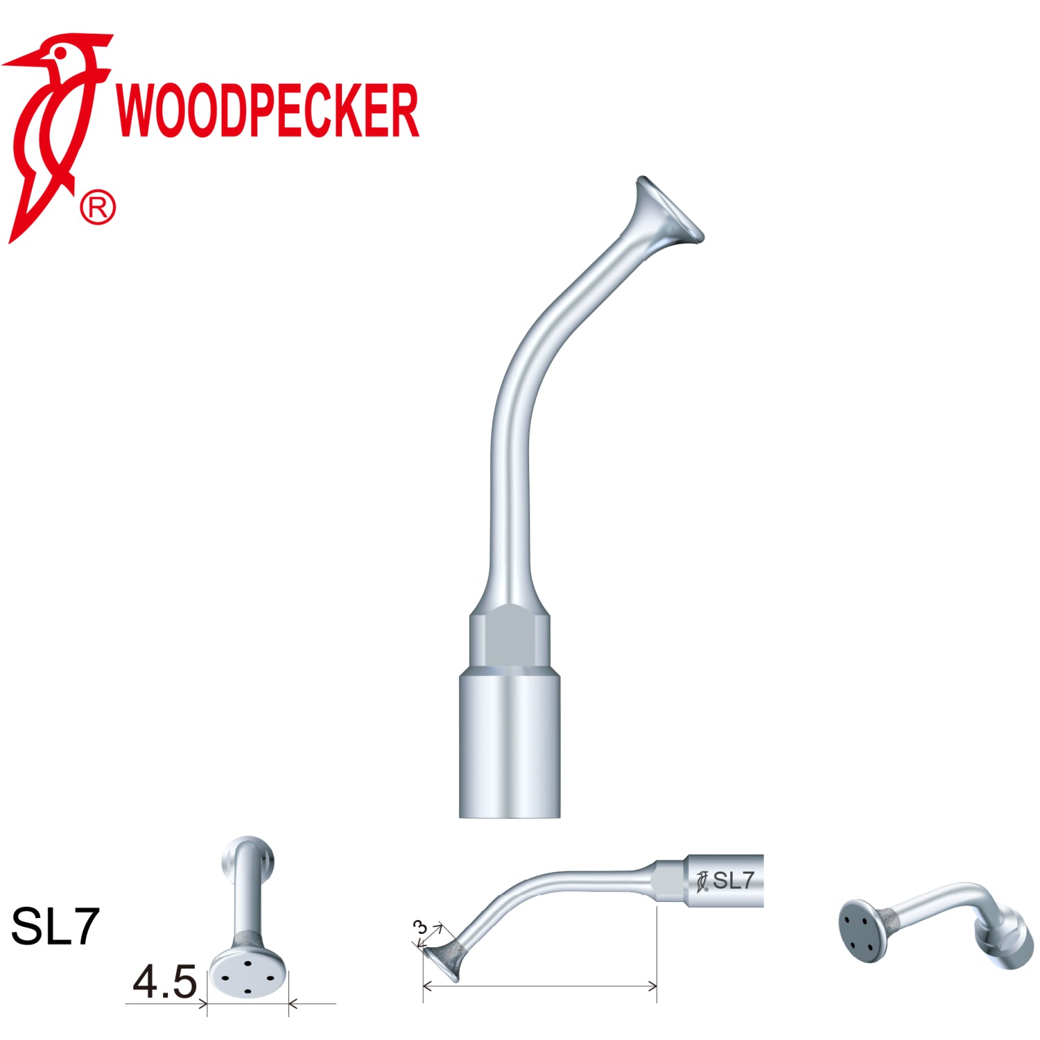 Woodpecker Ultrasonic Piezo Bone Surgery Tips fit for AiSurgery, Surgic Smart&Satelec Piezo