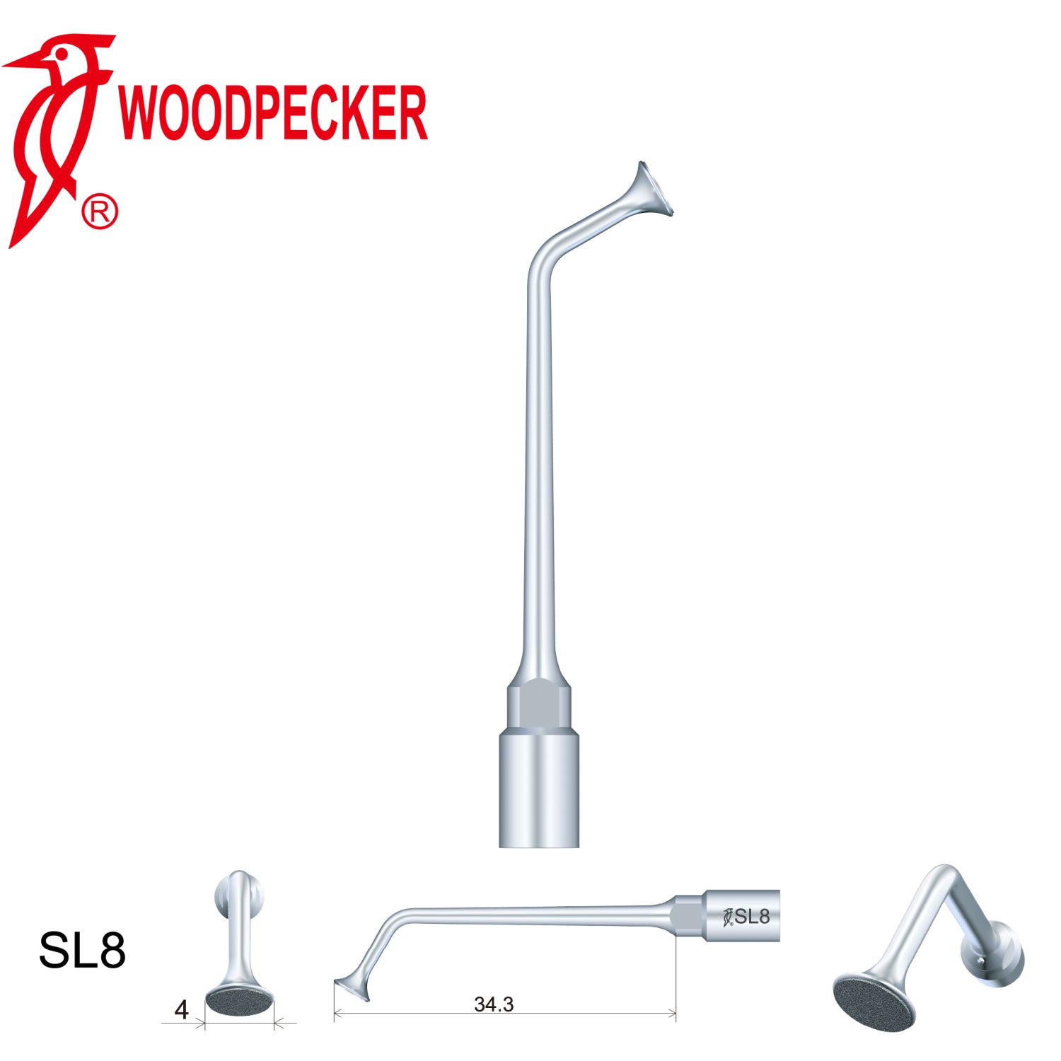 Woodpecker Ultrasonic Piezo Bone Surgery Tips fit for AiSurgery, Surgic Smart&Satelec Piezo
