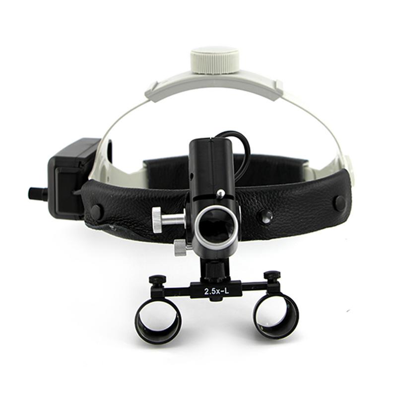2.5X head light and loupes