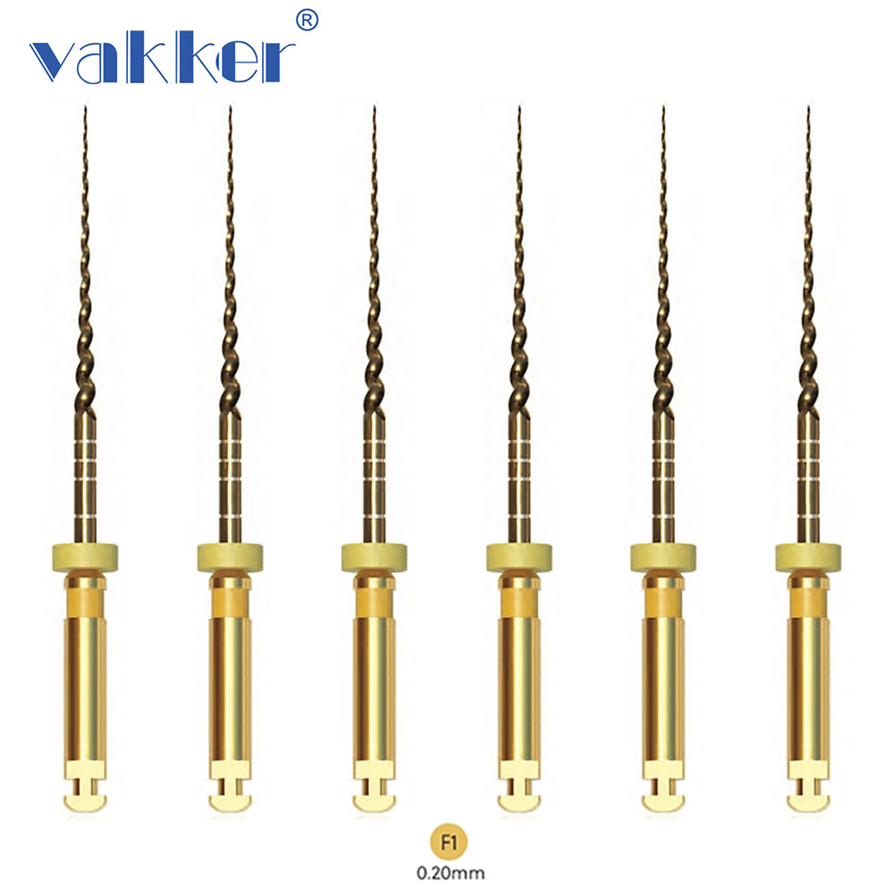 vakker® V Taper Gold NiTi Rotary Endo File