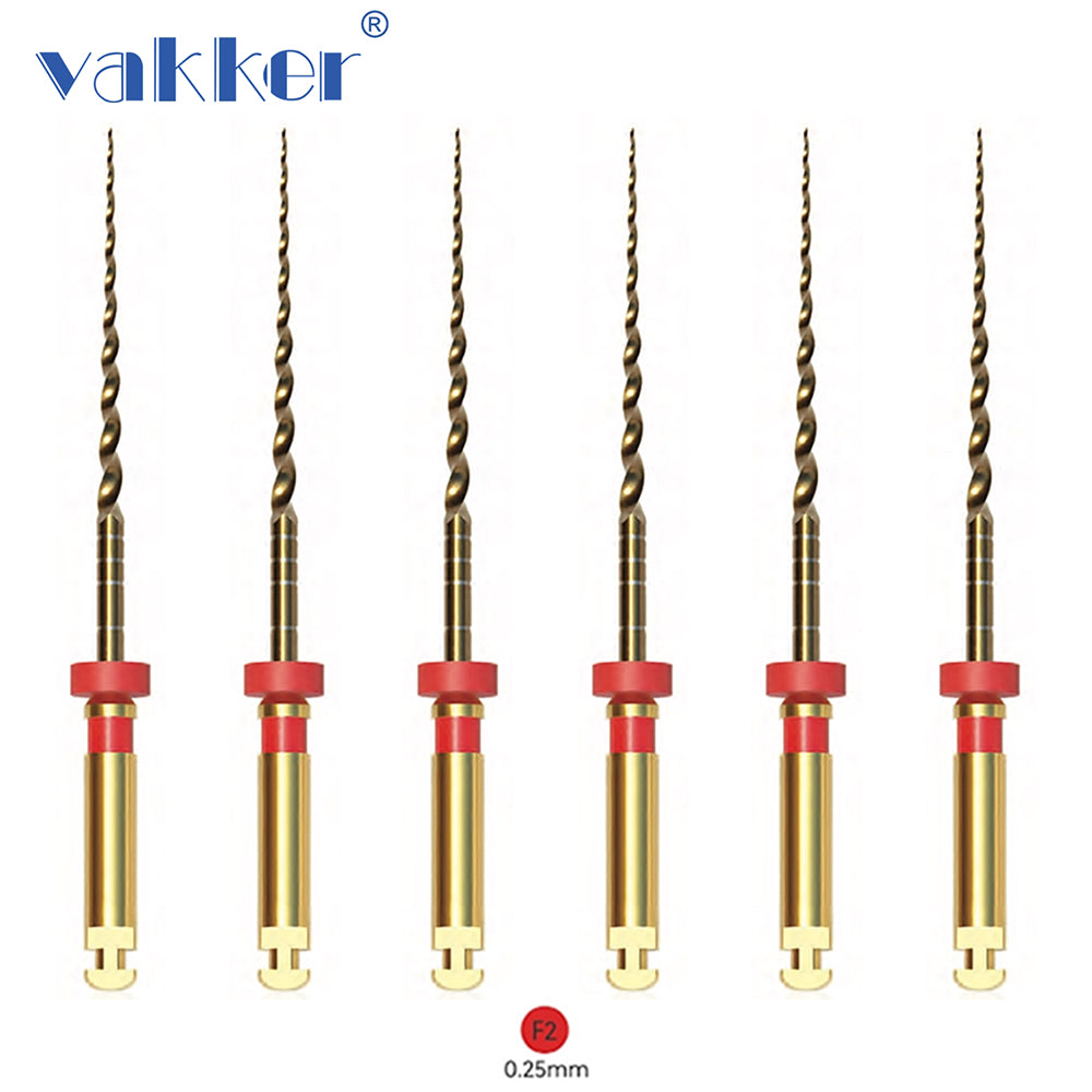 vakker® V Taper Gold NiTi Rotary Endo File