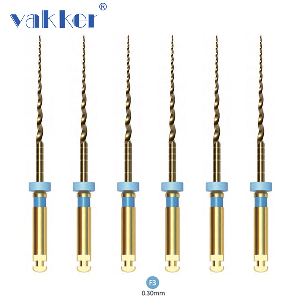 vakker® V Taper Gold NiTi Rotary Endo File