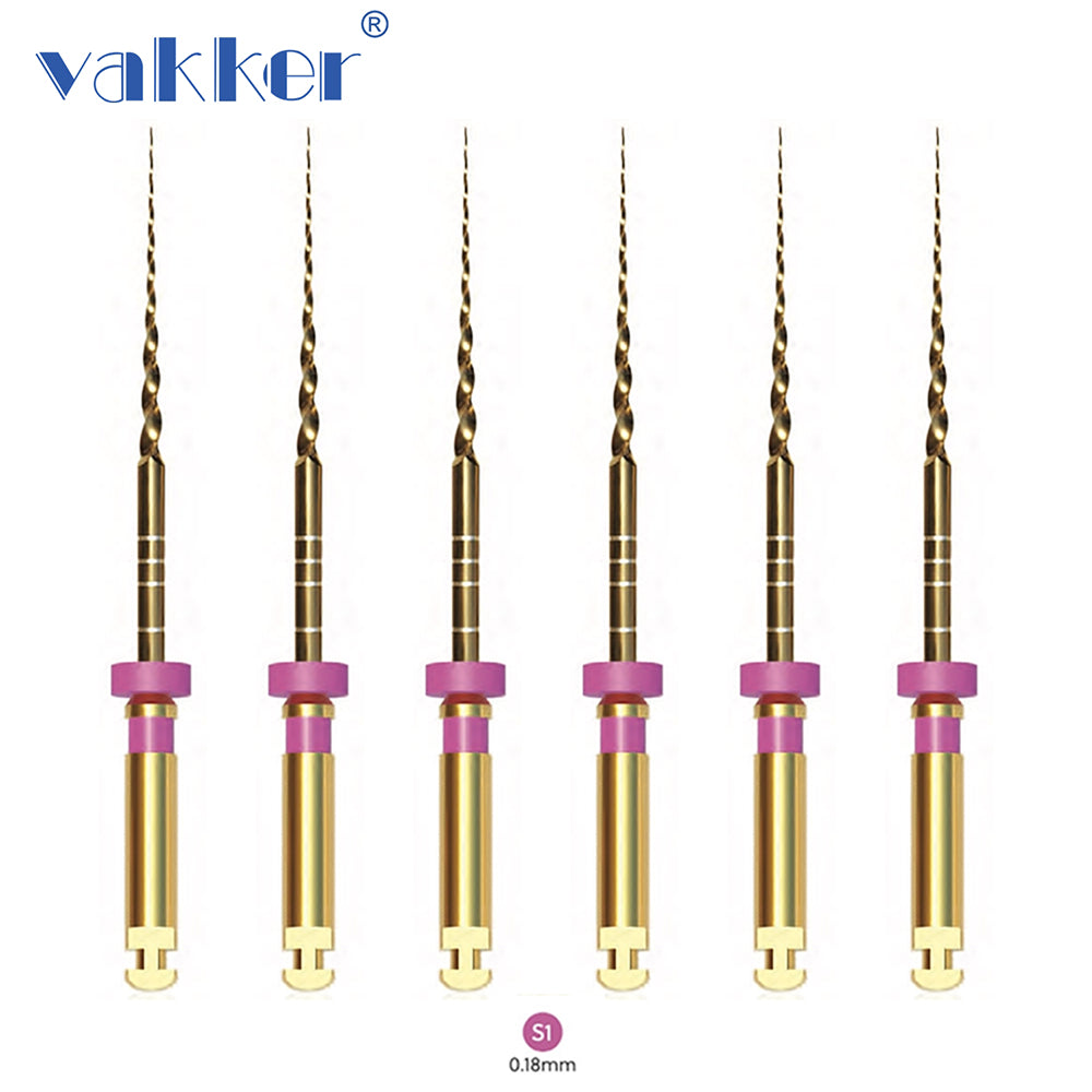 vakker® V Taper Gold NiTi Rotary Endo File
