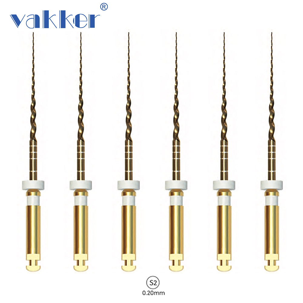 vakker® V Taper Gold NiTi Rotary Endo File