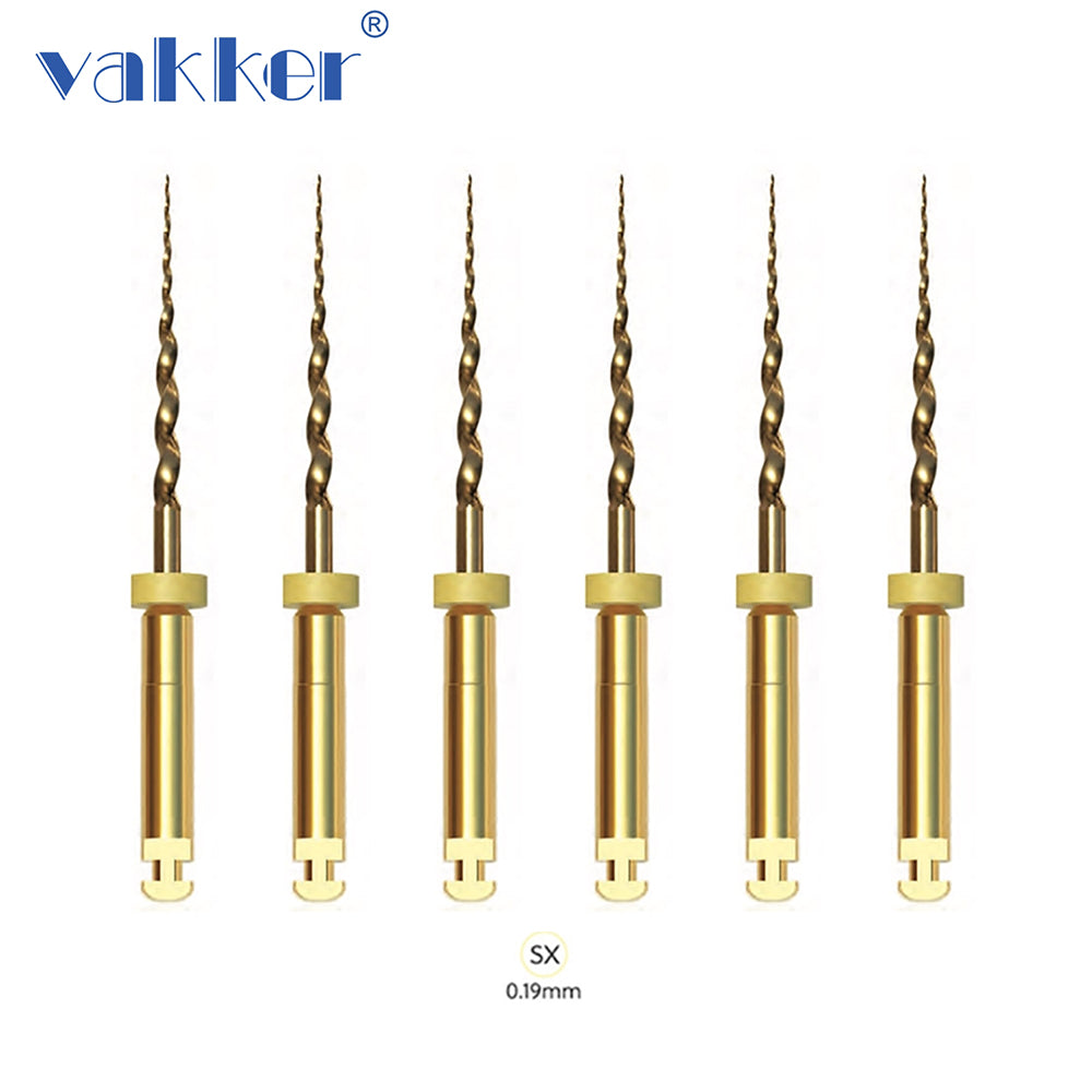 vakker® V Taper Gold NiTi Rotary Endo File