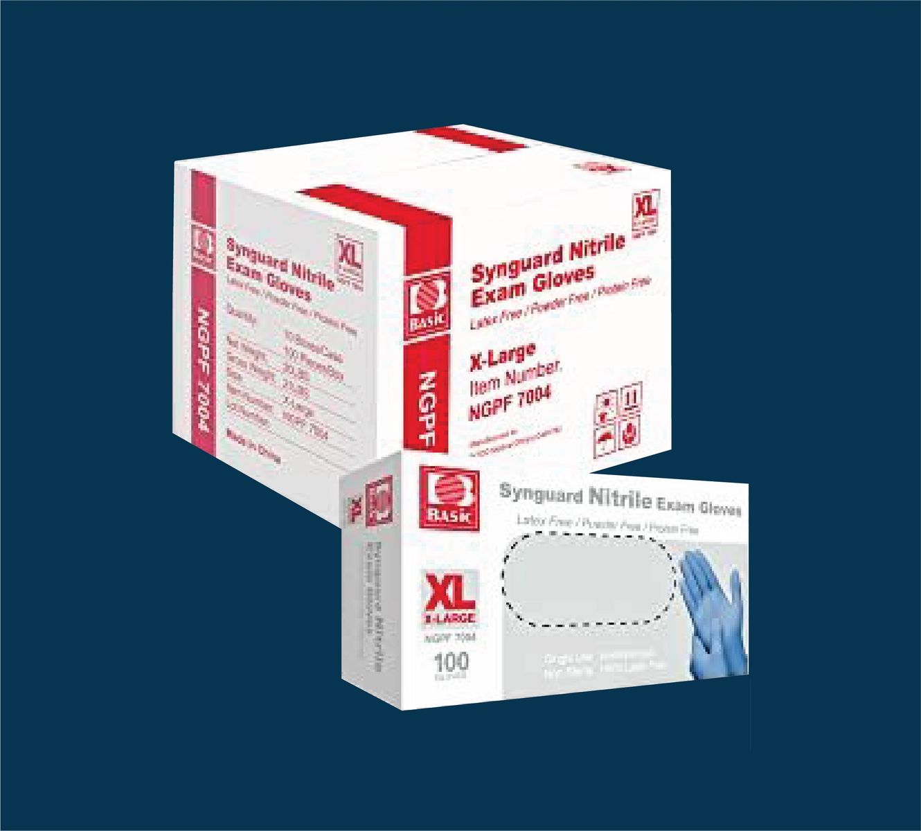 powder free nitrile gloves