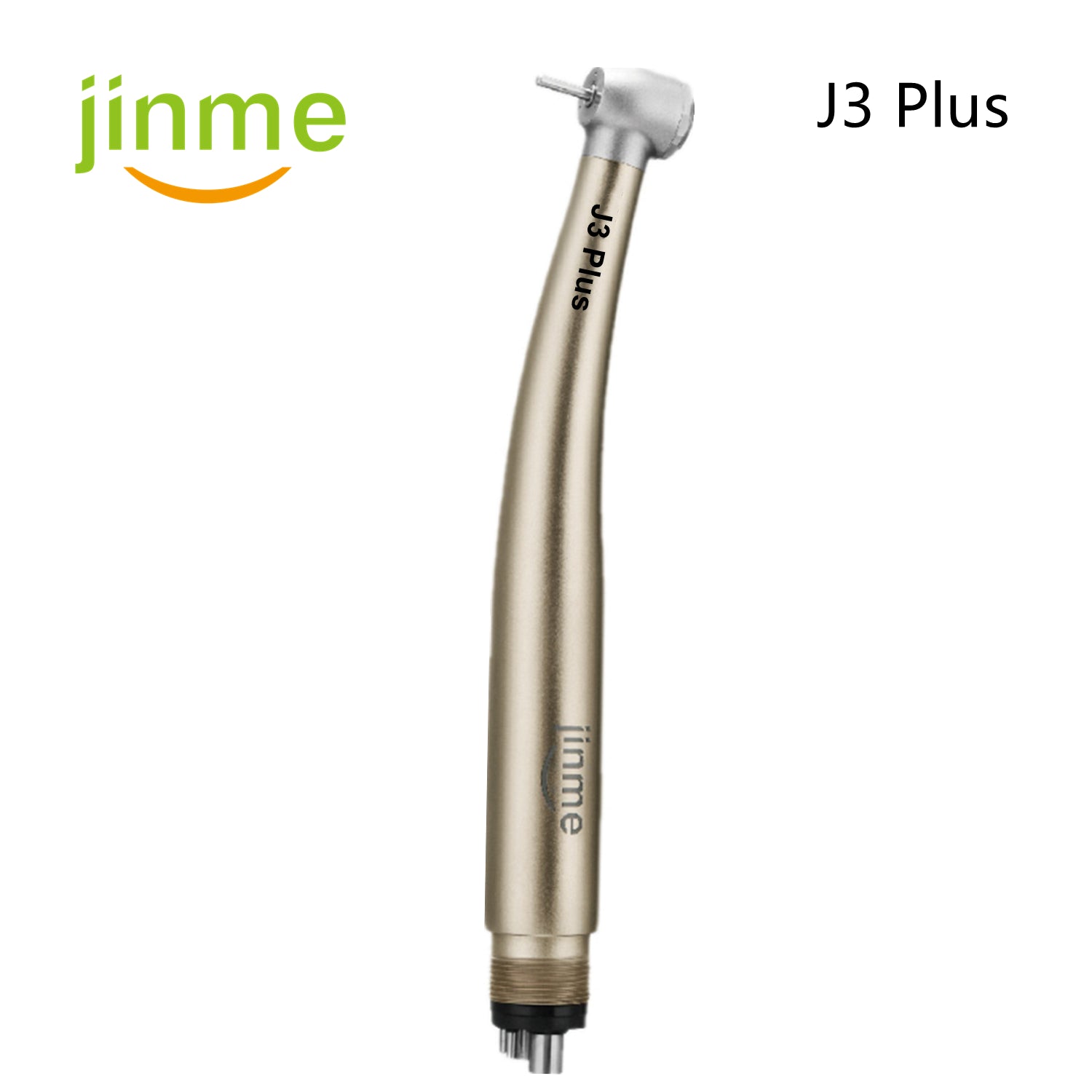 Jinme J3 Plus Air Driven HighSpeed Handpiece 4 Hole Non Optic Zero Retraction