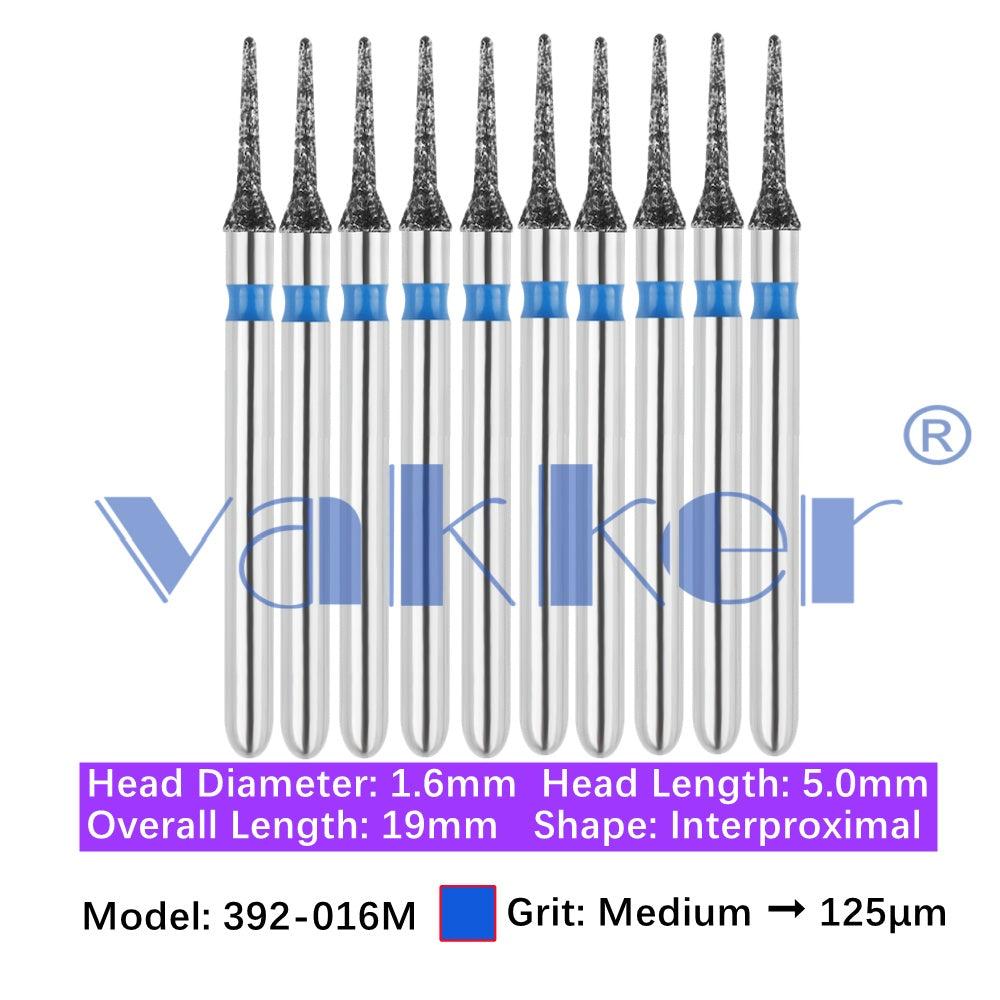 Vakker® Diamond Burs Inter Proximal Diamonds 10/pk