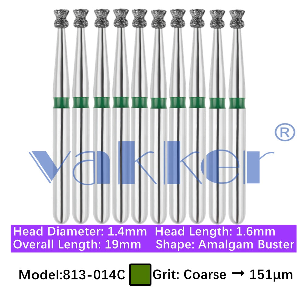 Vakker® Diamond Burs Double Inverted Cone Diamonds 10/pk