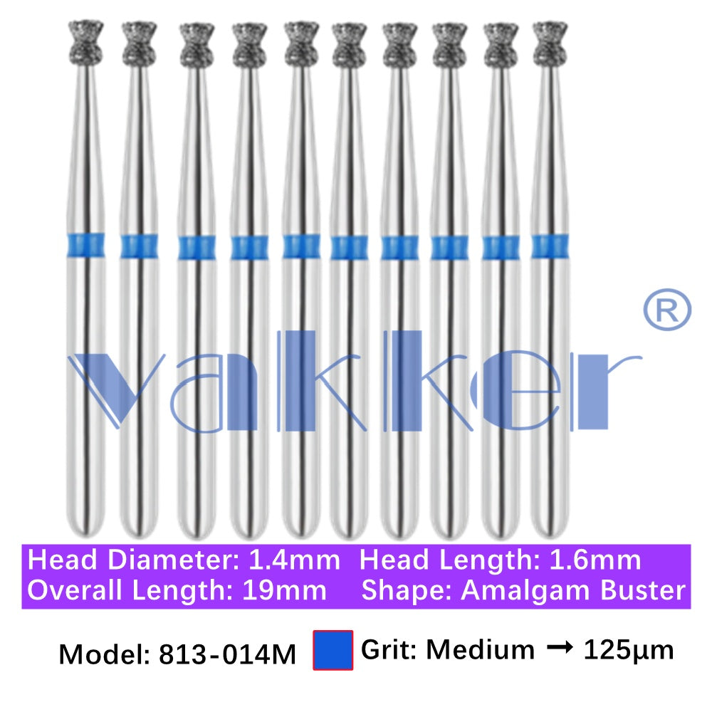 Vakker® Diamond Burs Double Inverted Cone Diamonds 10/pk