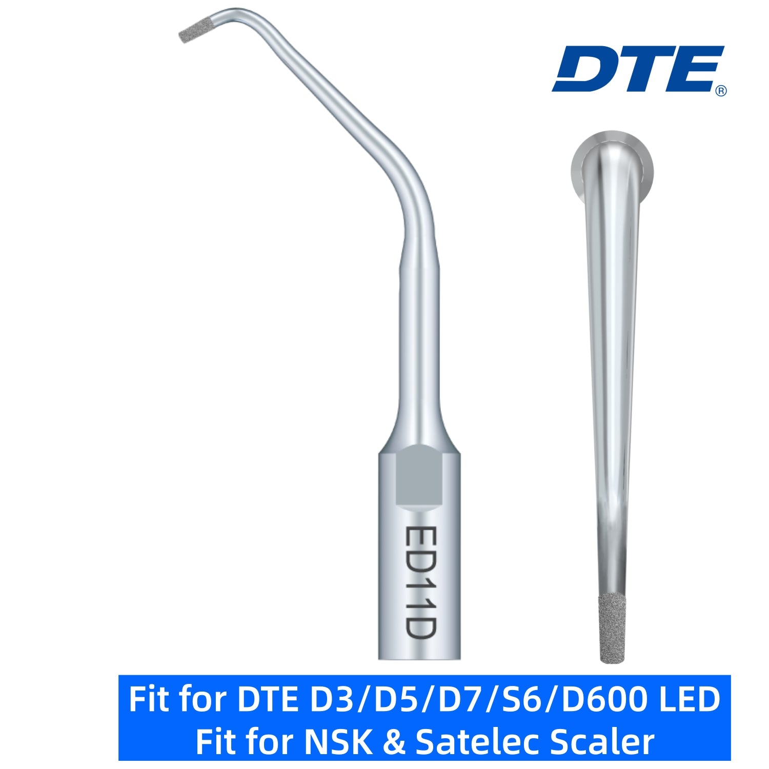 DTE Dental Ultrasonic Scaler Tips ED11D 1pc/pk Fit for NSK & Satelec Scaler