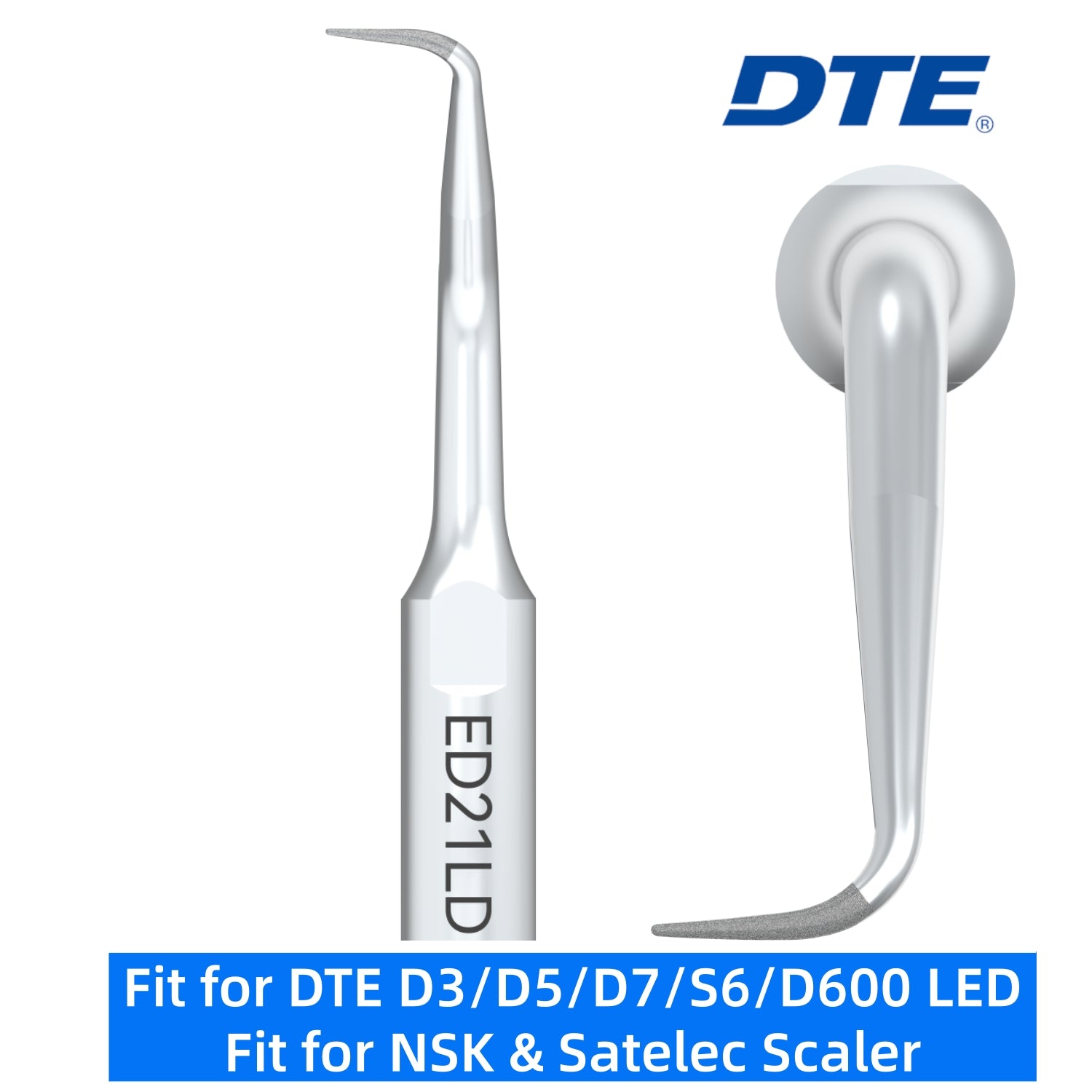 DTE Dental Ultrasonic Scaler Tips ED21LD 1pc/pk Fit for NSK & Satelec Scaler