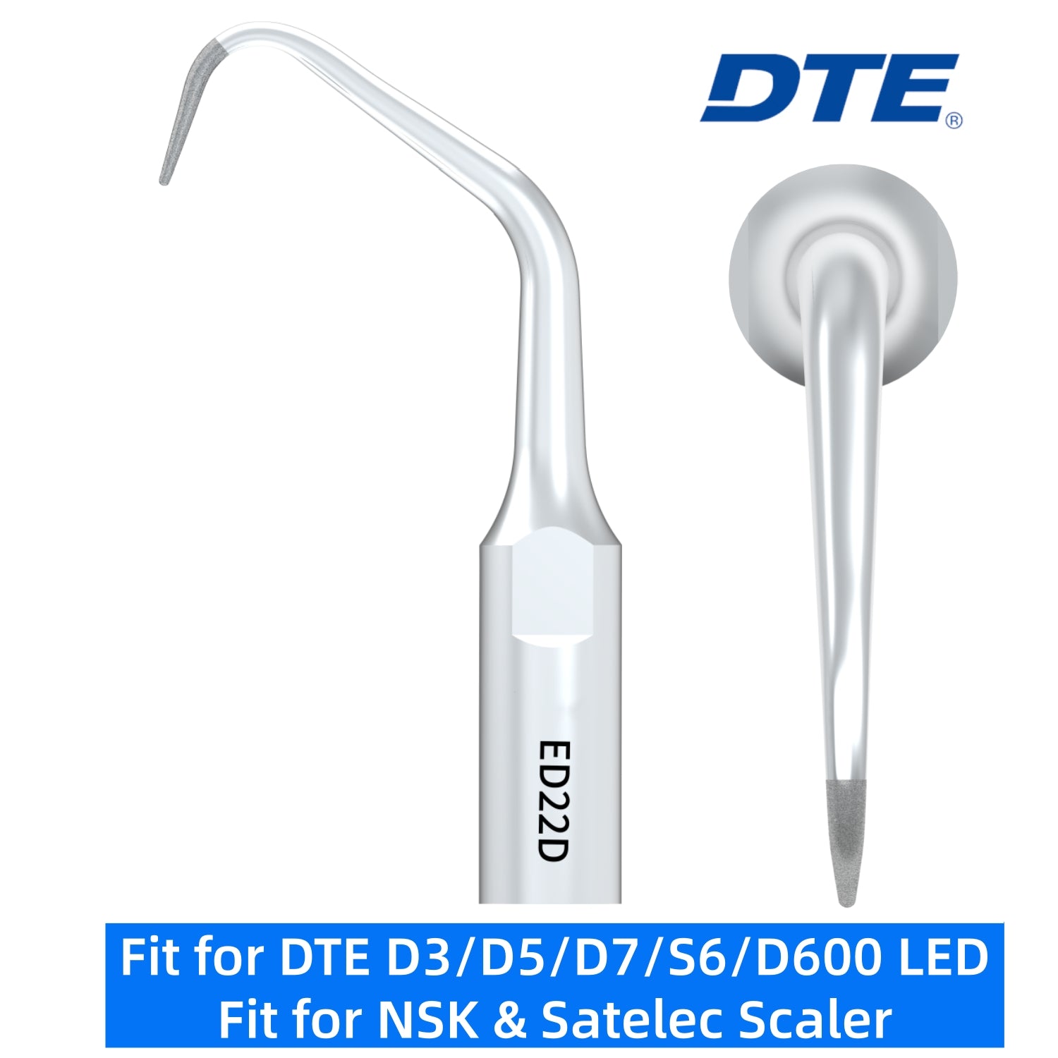 DTE Dental Ultrasonic Scaler Tips ED22D 1pc/pk Fit for NSK & Satelec Scaler
