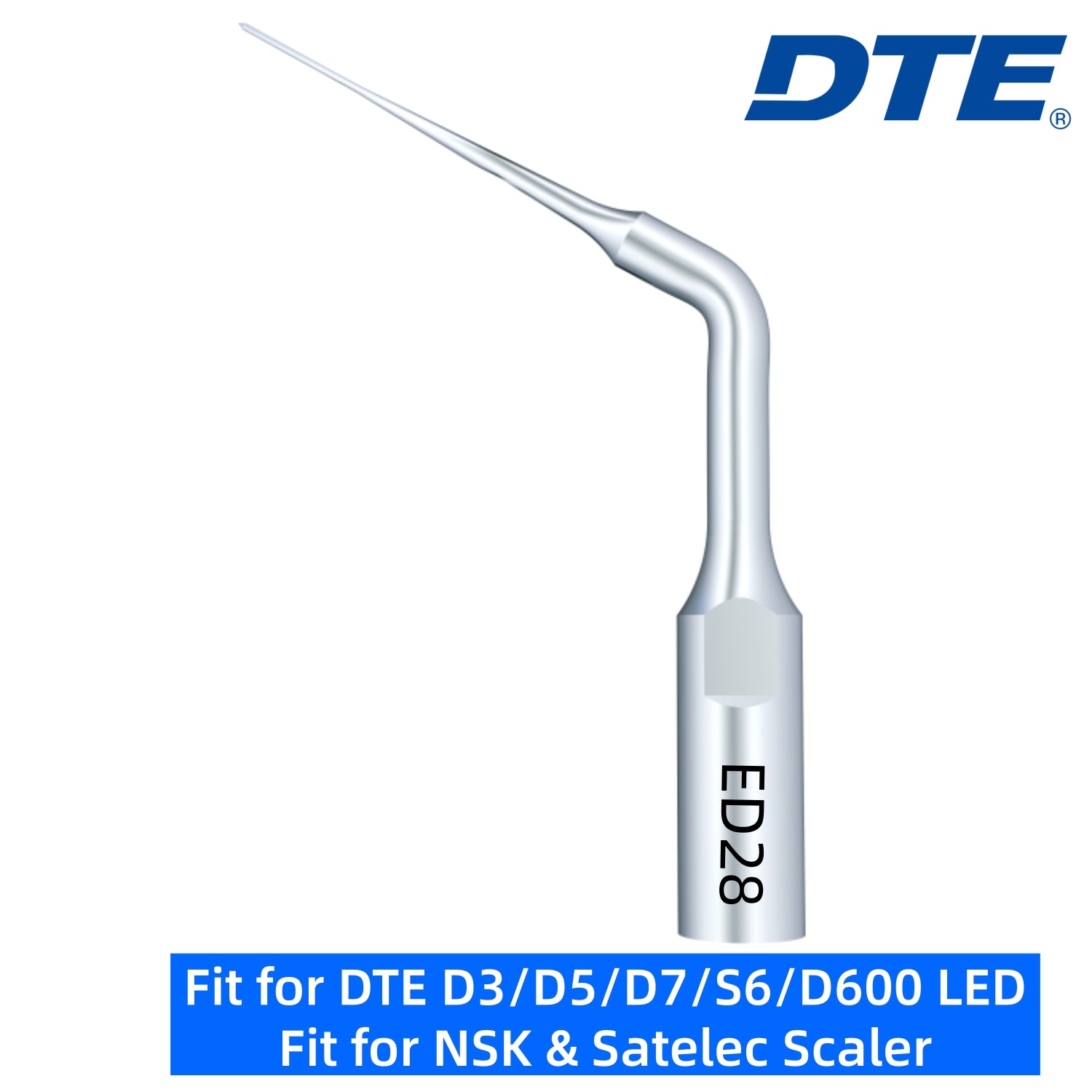 DTE Dental Ultrasonic Scaler Tips ED28 1pc/pk Fit for NSK & Satelec Scaler