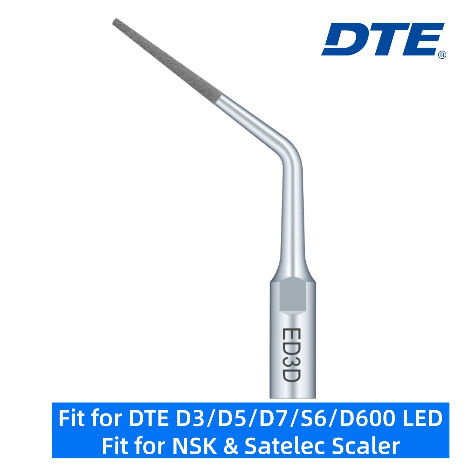 DTE Dental Ultrasonic Scaler Tips ED3D 1pc/pk Fit for NSK & Satelec Scaler