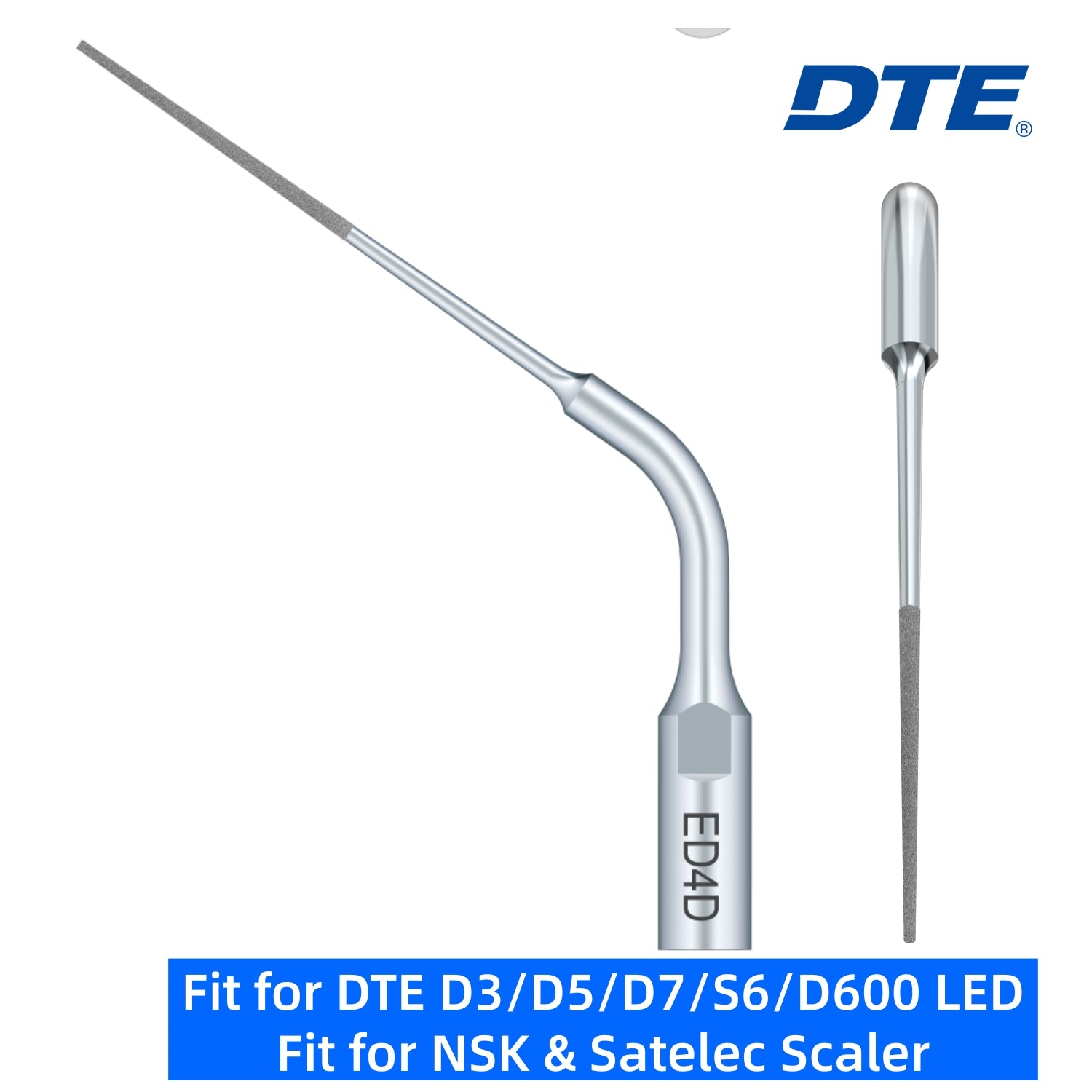 DTE Dental Ultrasonic Scaler Tips ED4D 1pc/pk Fit for NSK & Satelec Scaler