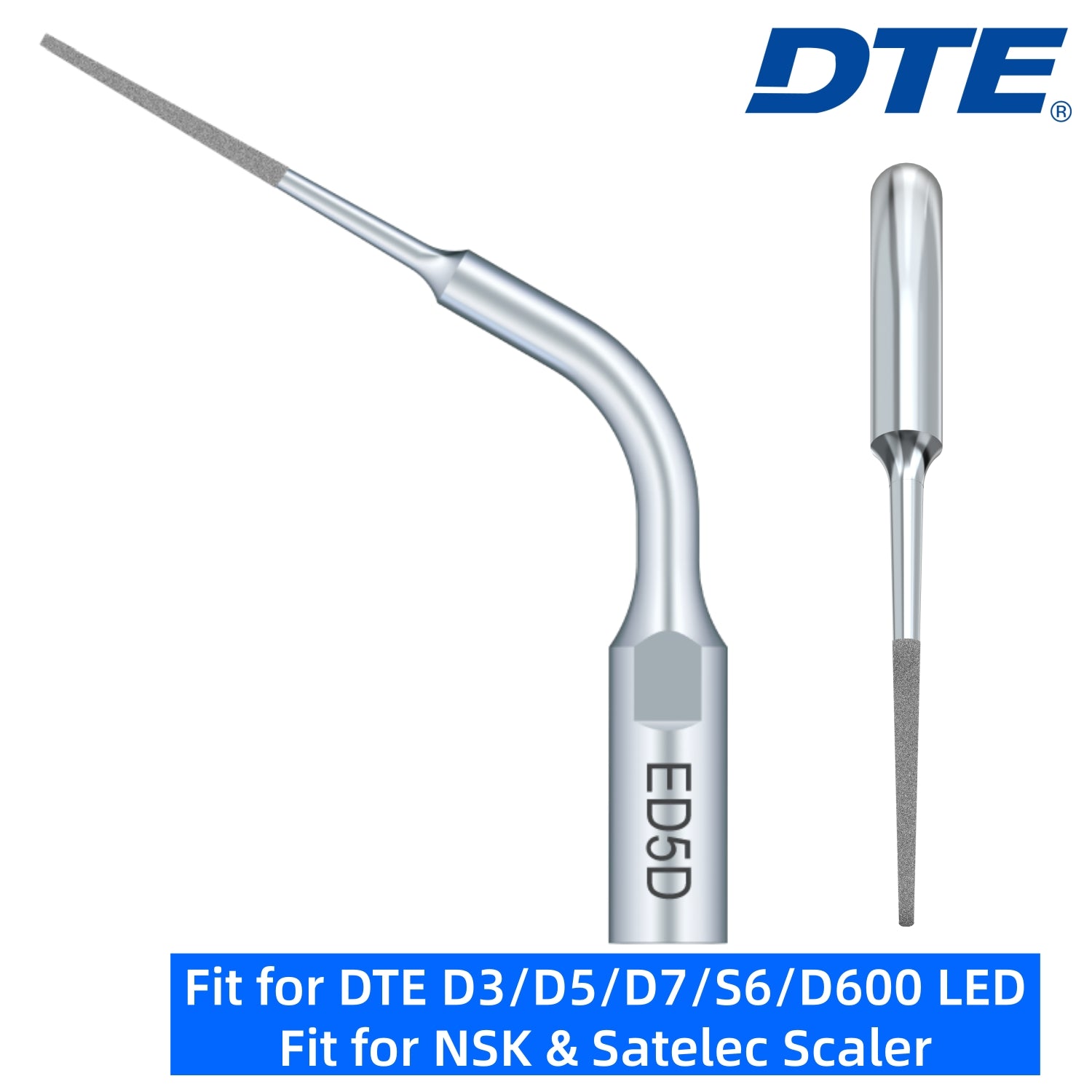 DTE Dental Ultrasonic Scaler Tips ED5D 1pc/pk Fit for NSK & Satelec Scaler