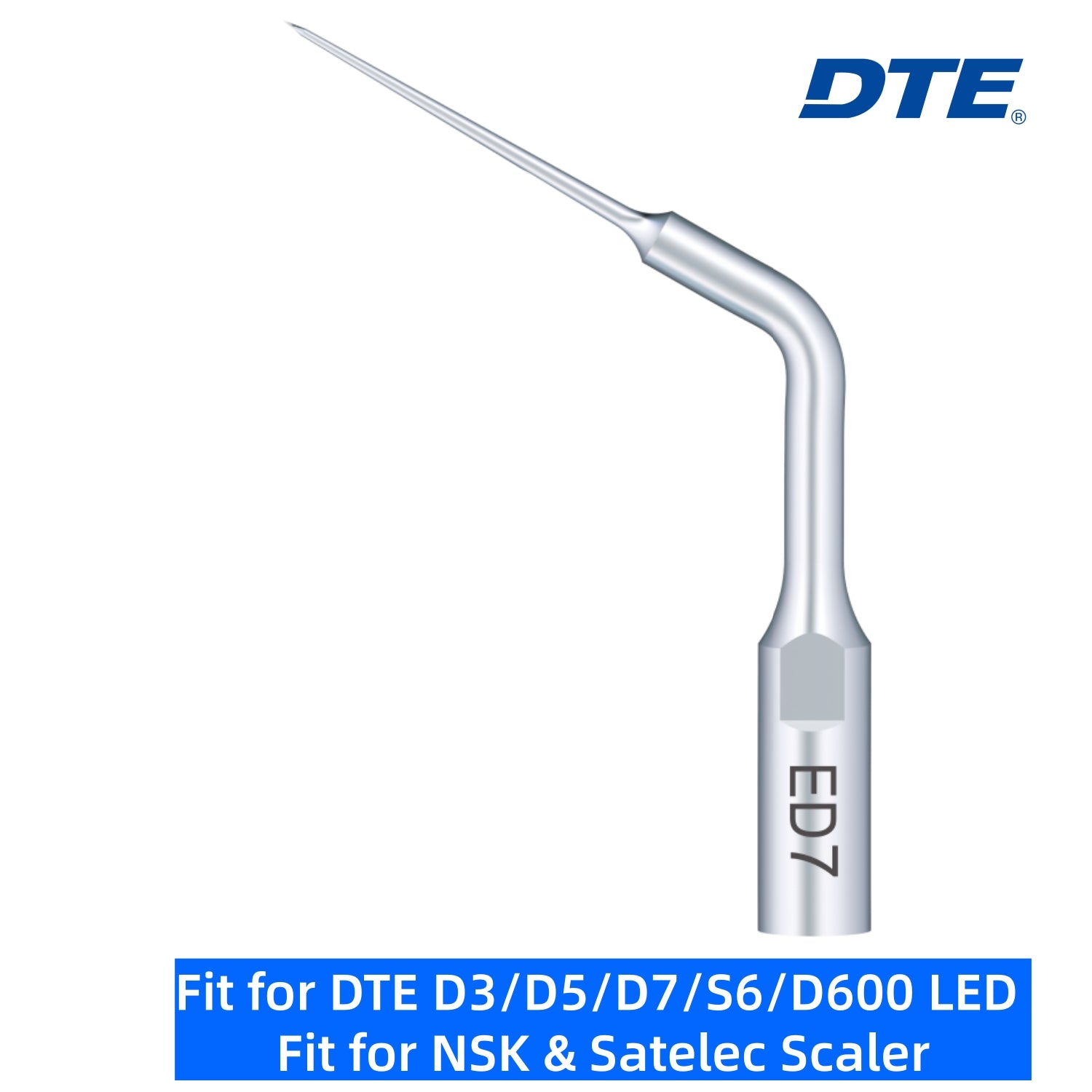 DTE Dental Ultrasonic Scaler Tips ED7 1pc/pk Fit for NSK & Satelec Scaler