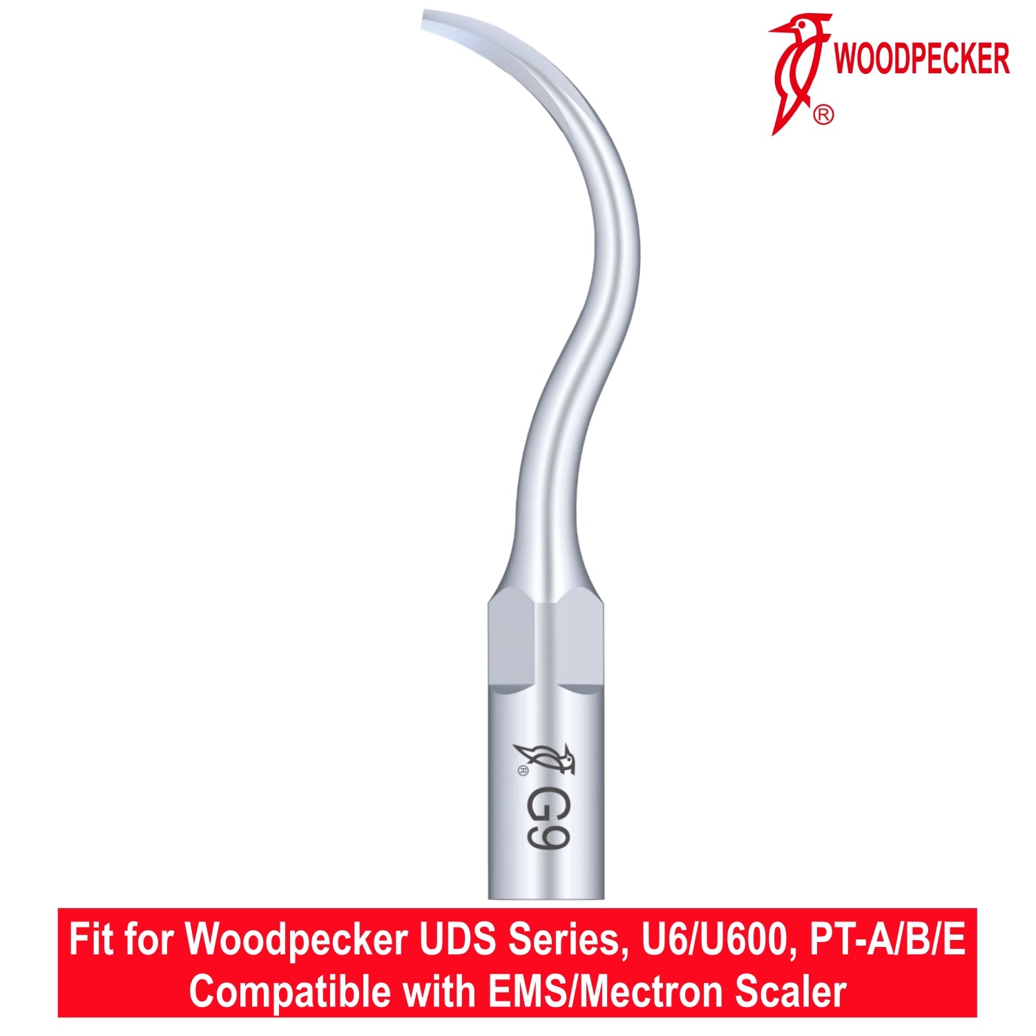 Woodpecker Ultrasonic Scaler Tips G9 1pc/pk Fit for EMS & Mectron scalers