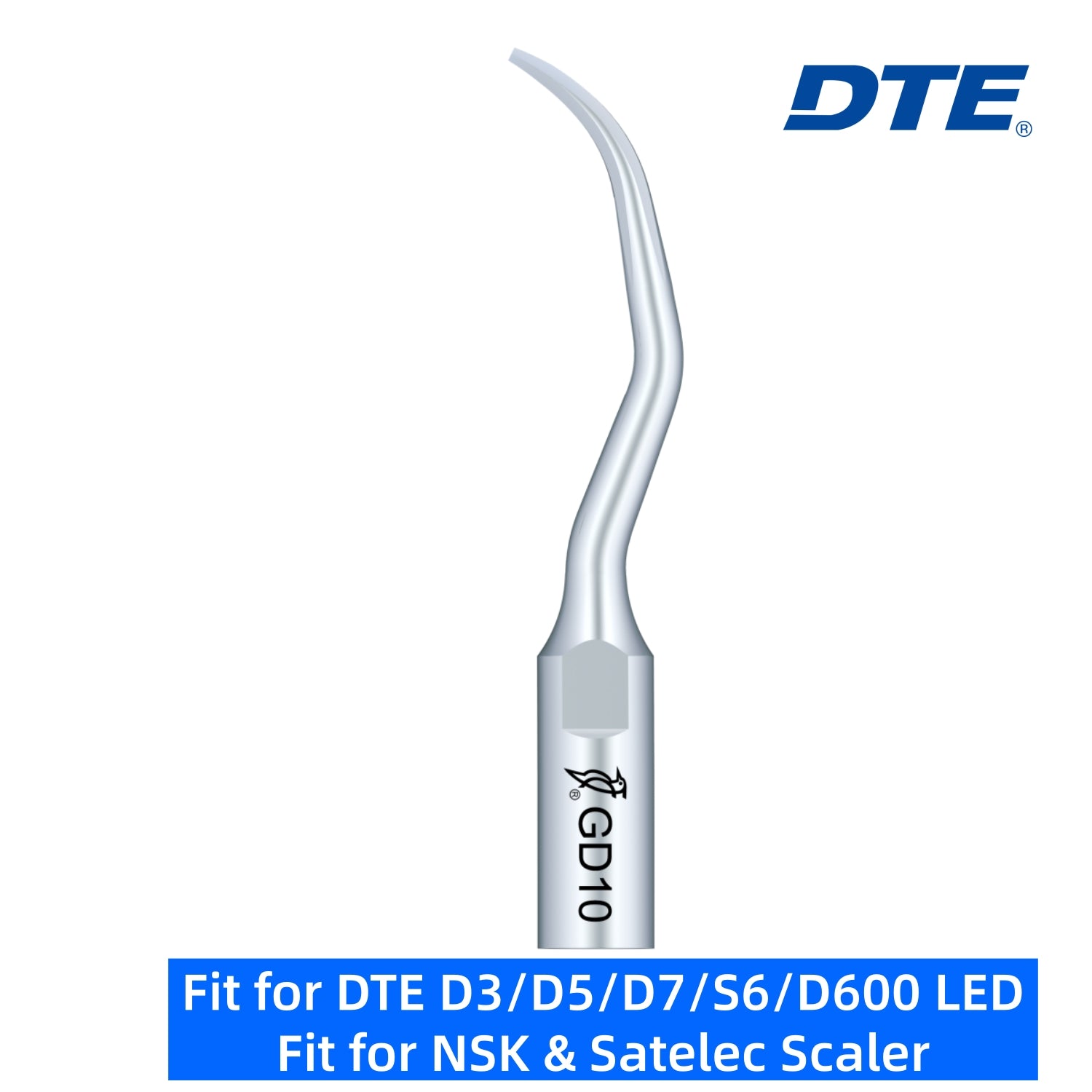 DTE Dental Ultrasonic Scaler Tips GD10 1pc/pk Fit for NSK & Satelec Scaler