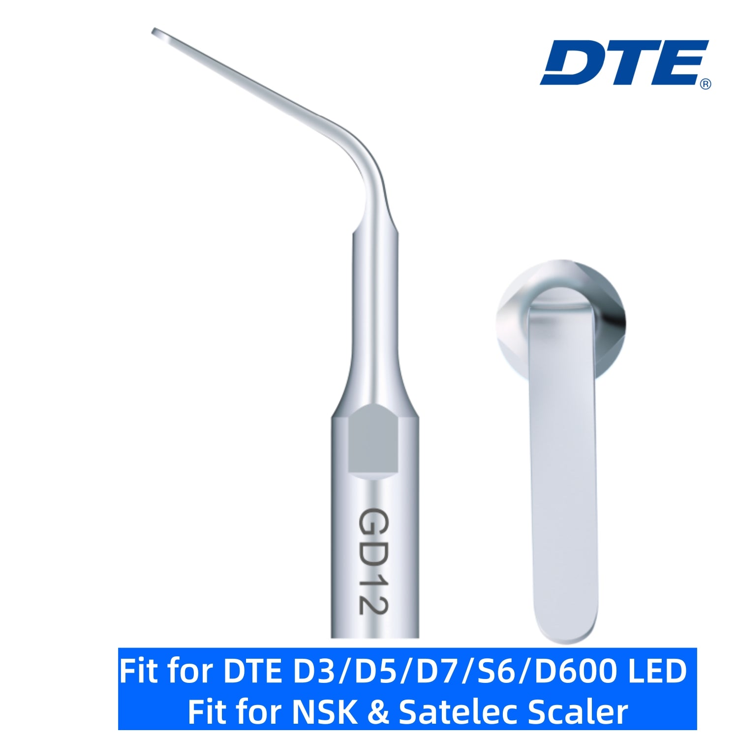 DTE Dental Ultrasonic Scaler Tips GD12 1pc/pk Fit for NSK & Satelec Scaler