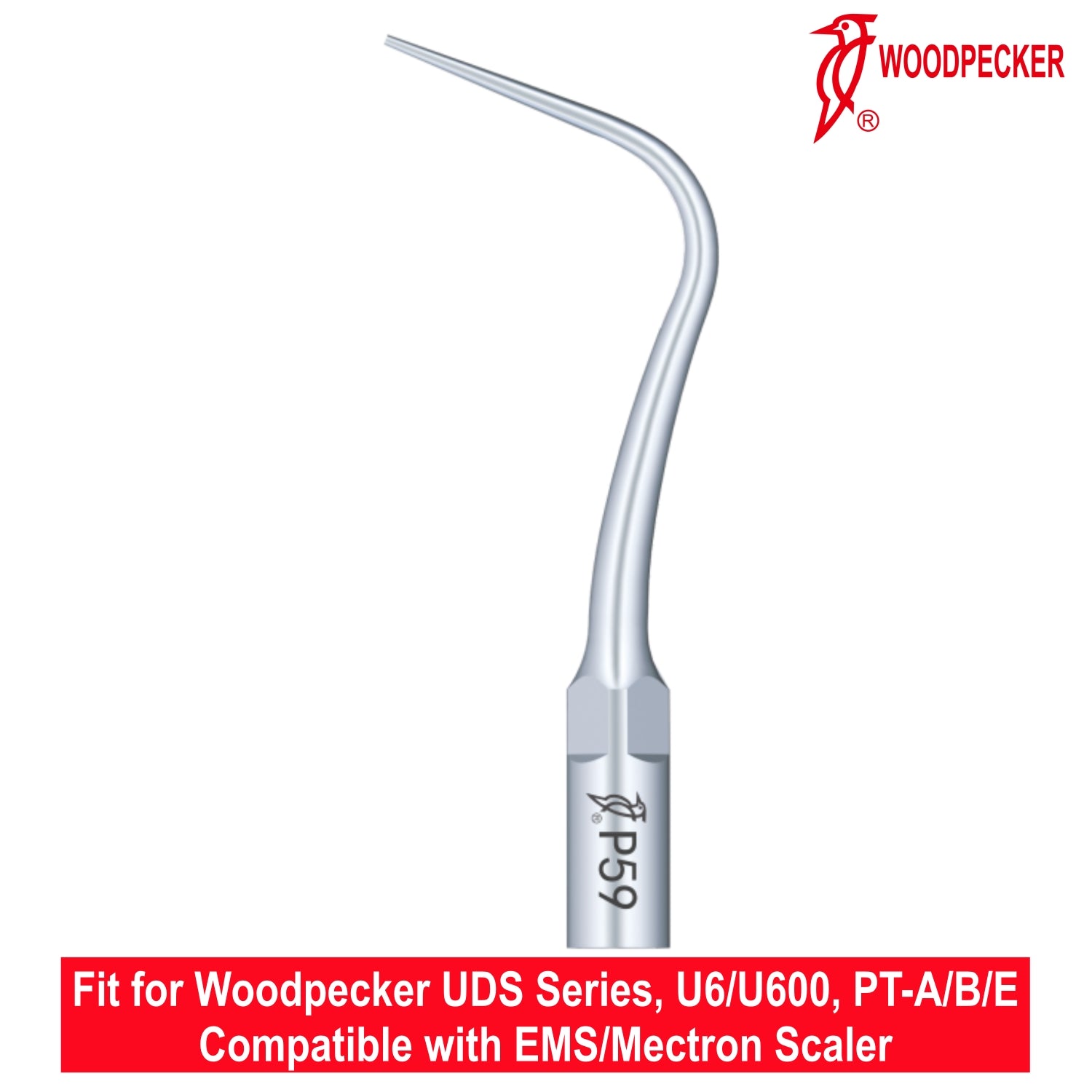 Woodpecker Ultrasonic Scaler Tips P59 1pc/pk Fit for EMS & Mectron scalers