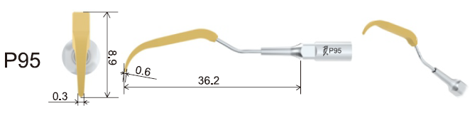 Piezo Scaling Tips for Woodpecker Air Polisher AP-B/PT-A/PT-B