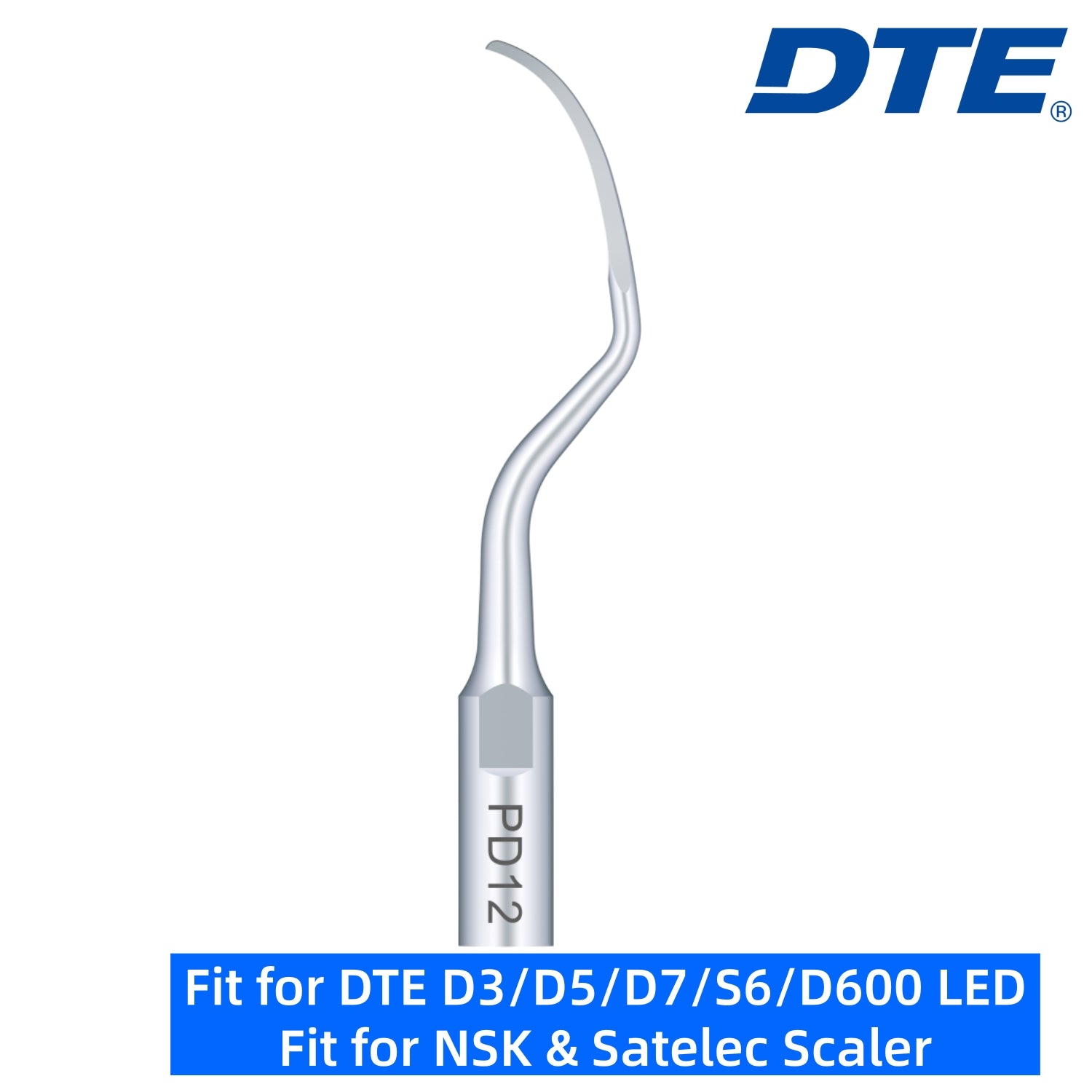 DTE Dental Ultrasonic Scaler Tips PD12 1pc/pk Fit for NSK & Satelec Scaler