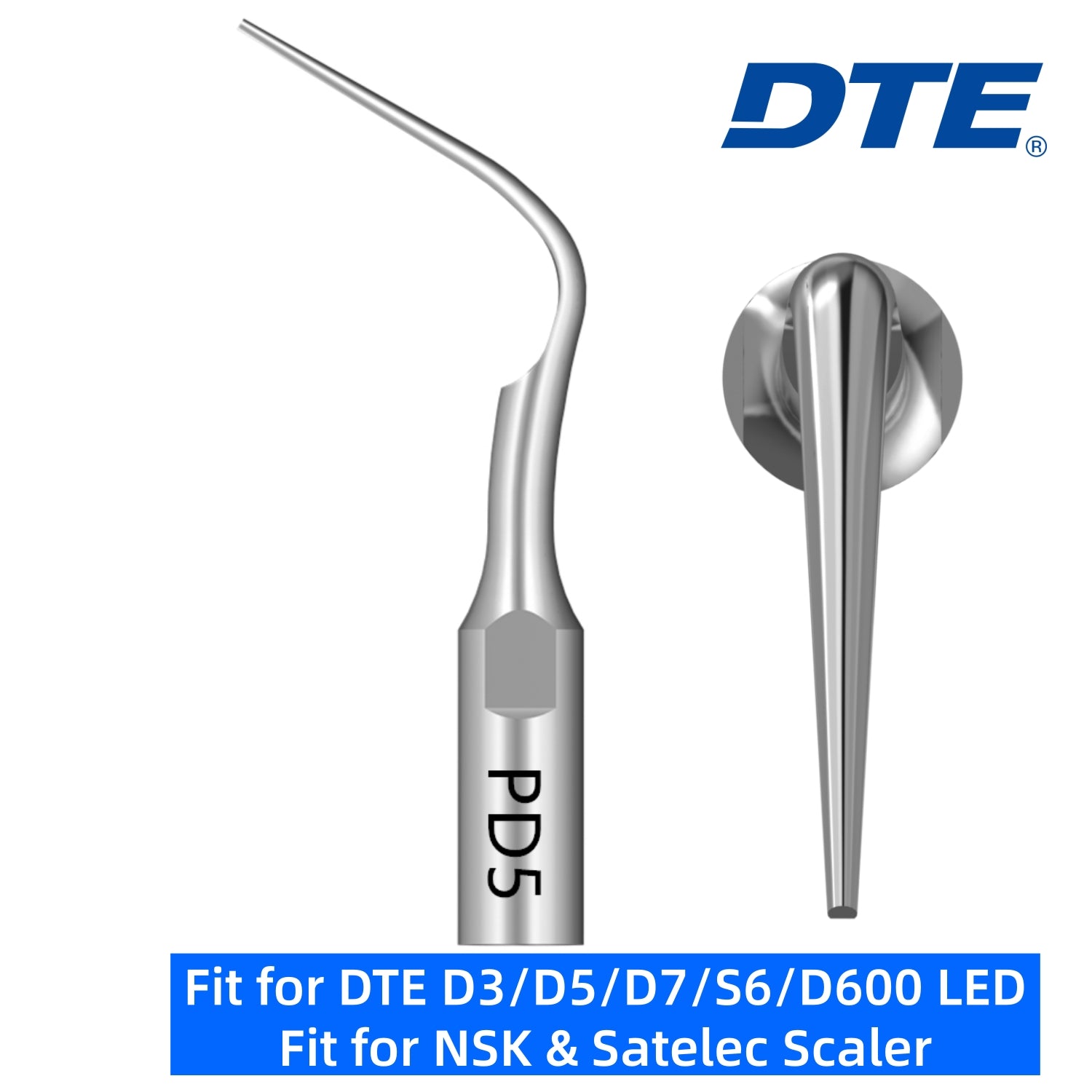 DTE Dental Ultrasonic Scaler Tips PD5 1pc/pk Fit for NSK & Satelec Scaler