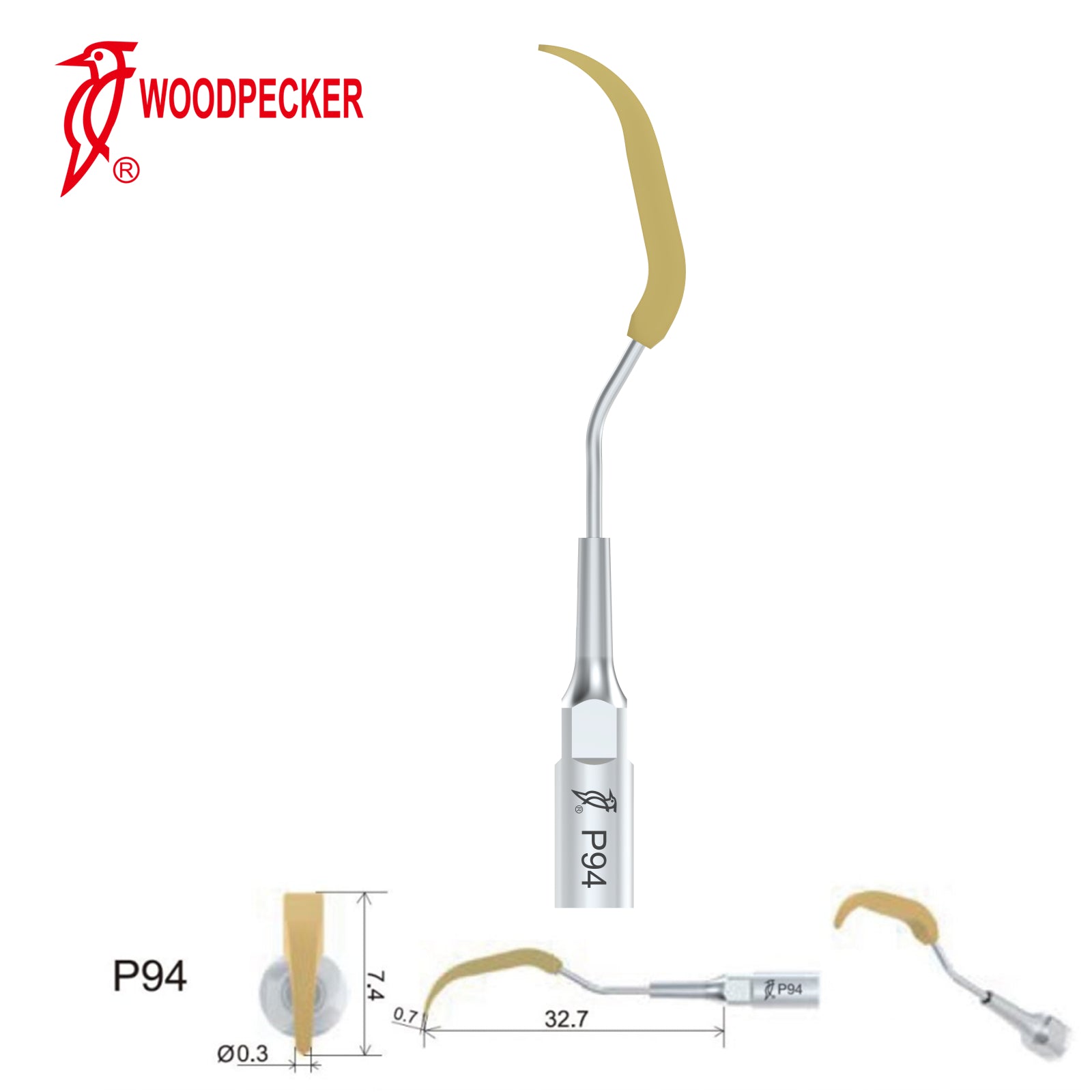 Piezo Scaling Tips for Woodpecker Air Polisher AP-B/PT-A/PT-B