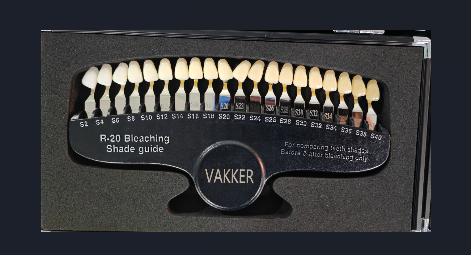 Vakker® R20 Shade Guide special for teeth whitening