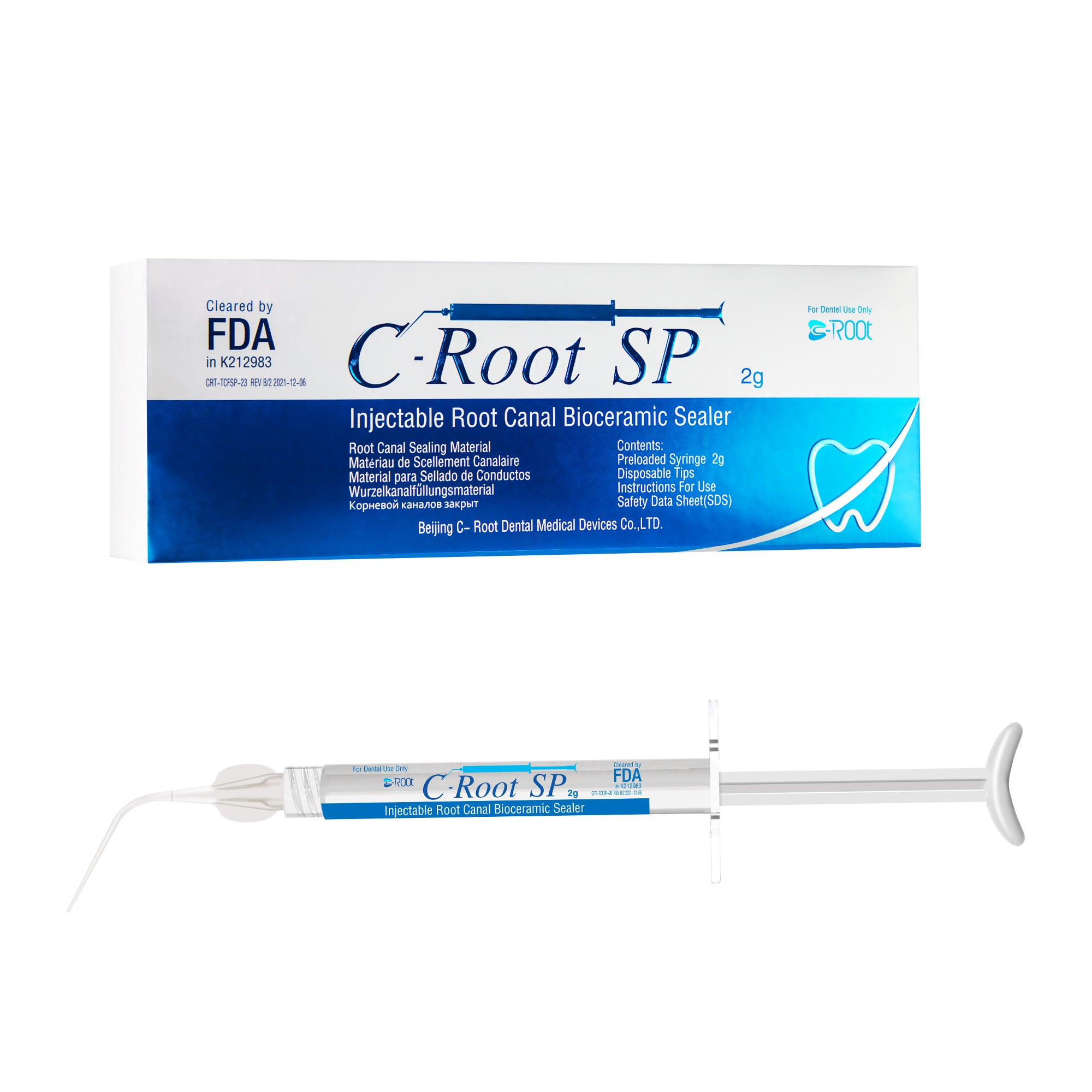 C-Root Injectable Novel Strontium Silicate Endo Root Canal Bioceramic Sealer 2g