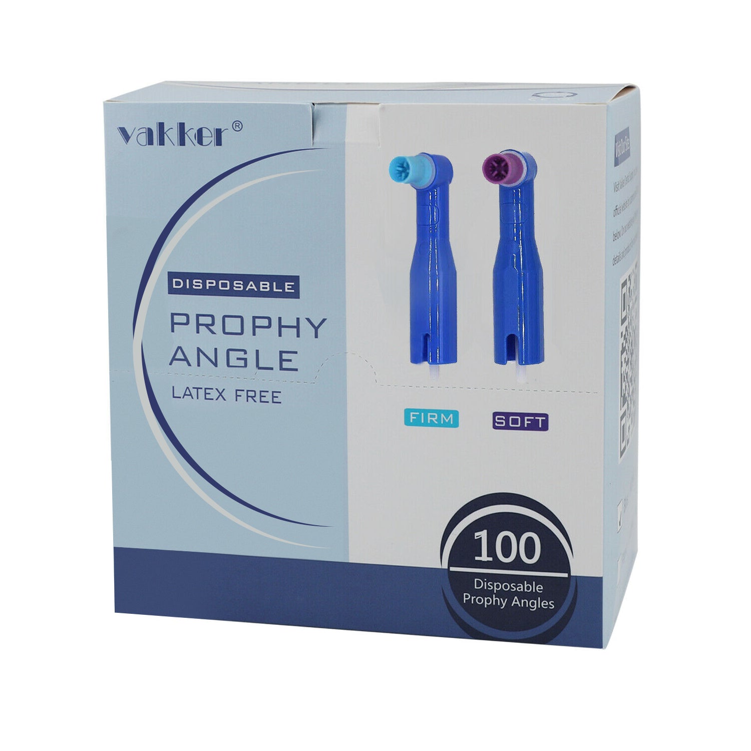 vakker dental disposable prophy angles blue firm purple soft